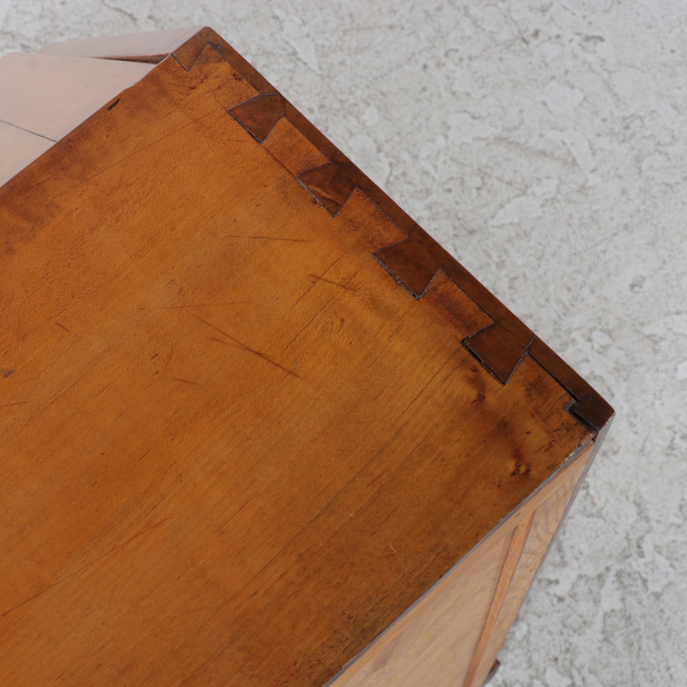 Federal Maple Slant-Front Desk, Early 19th Century