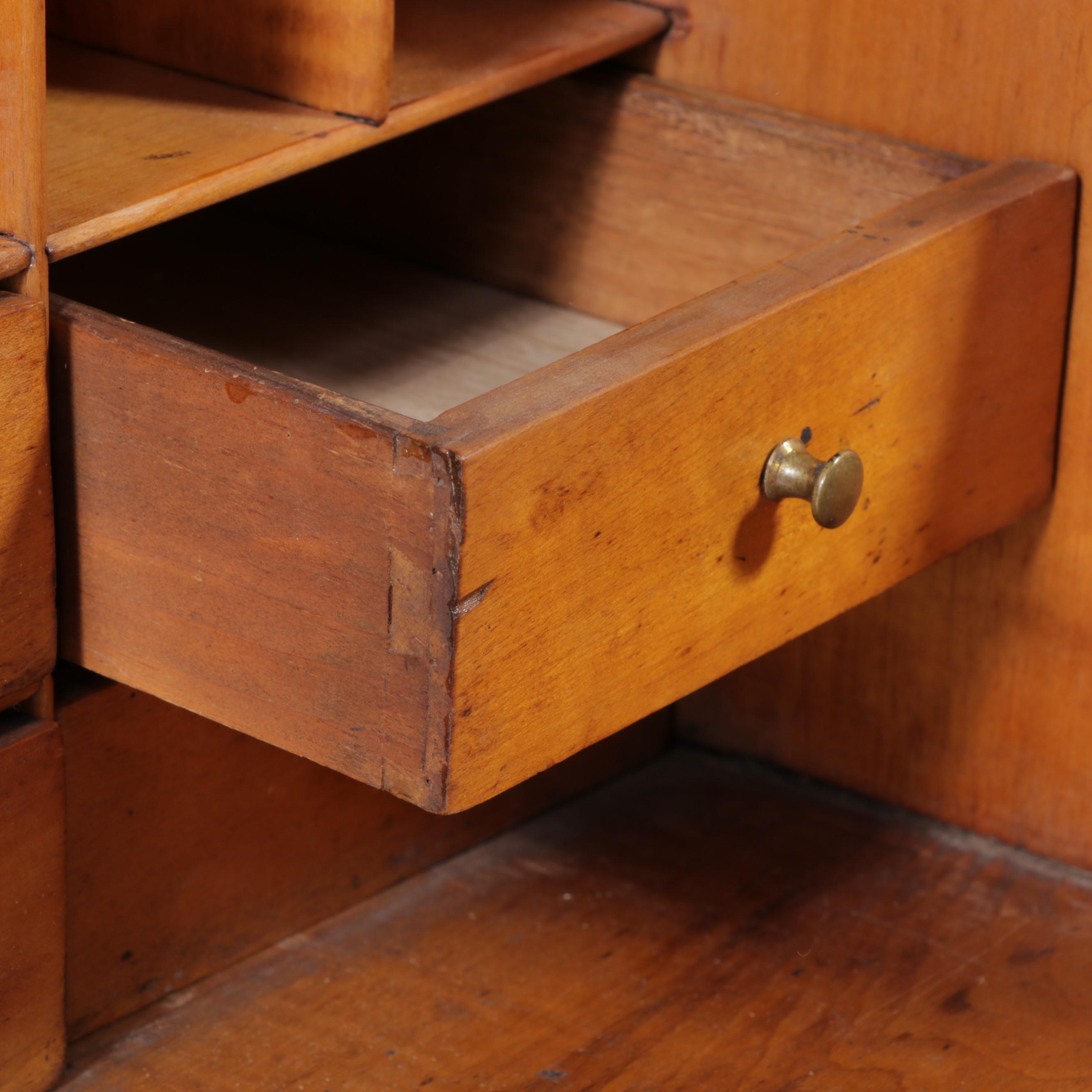 Federal Maple Slant-Front Desk, Early 19th Century