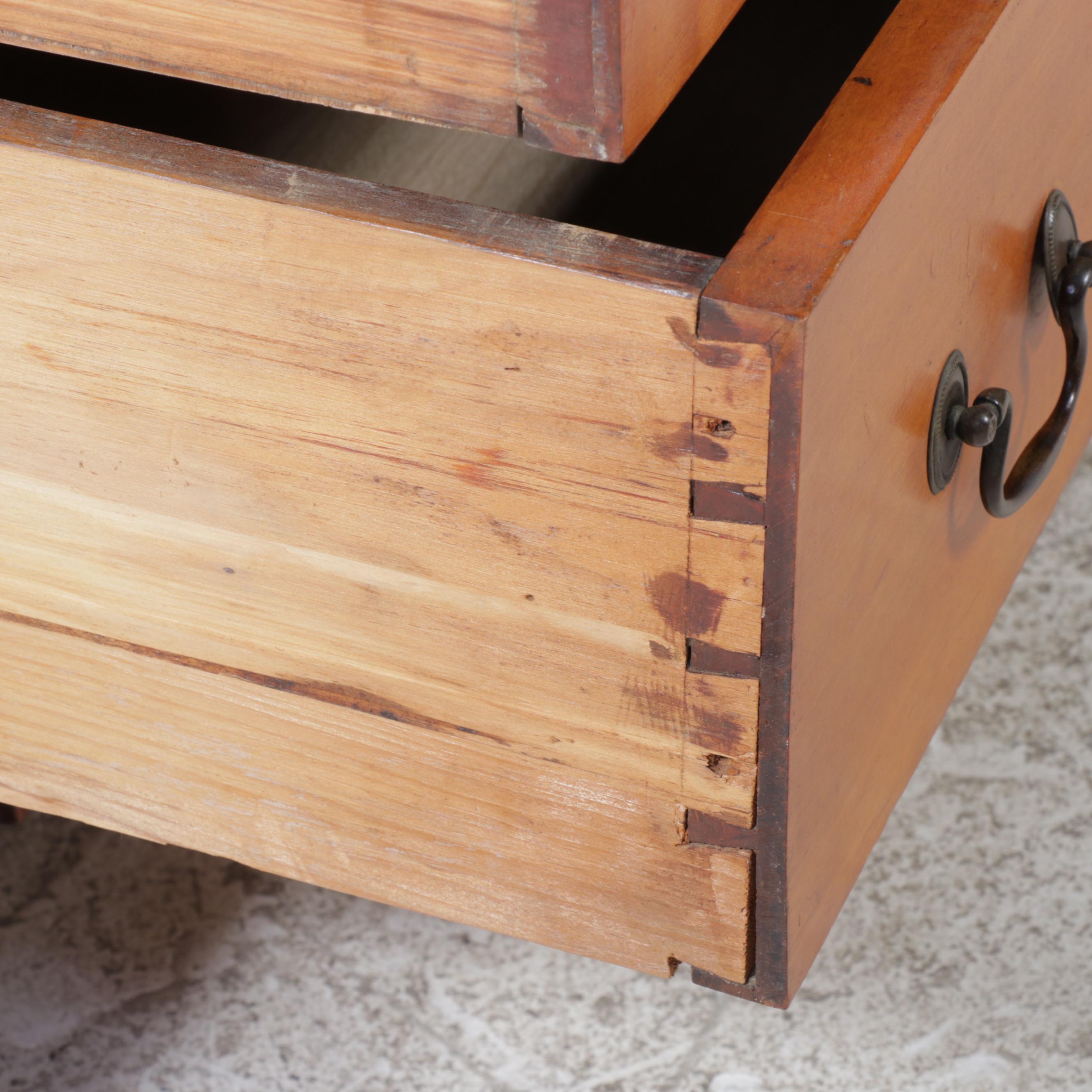 Federal Maple Slant-Front Desk, Early 19th Century