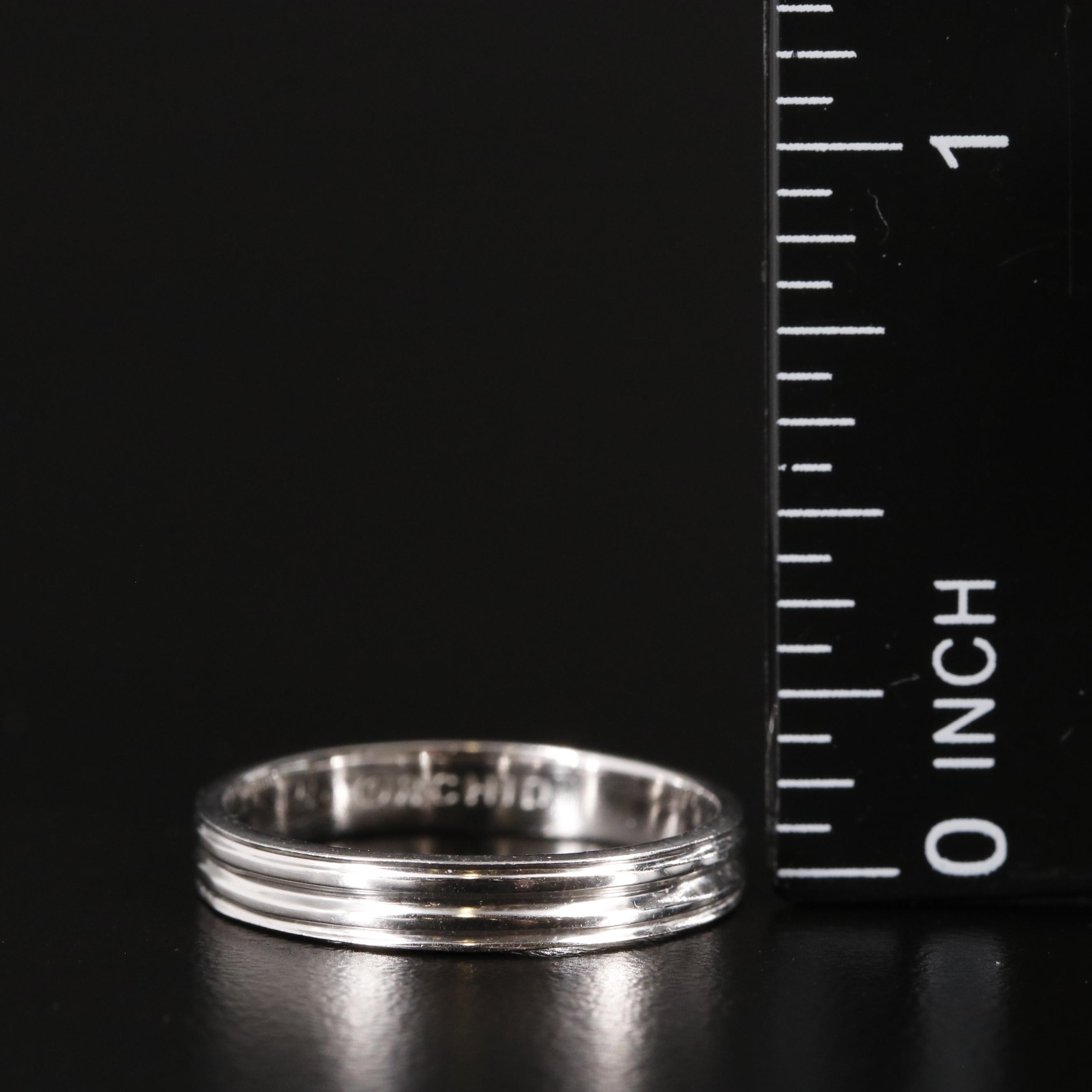 Sterling Fluted Band