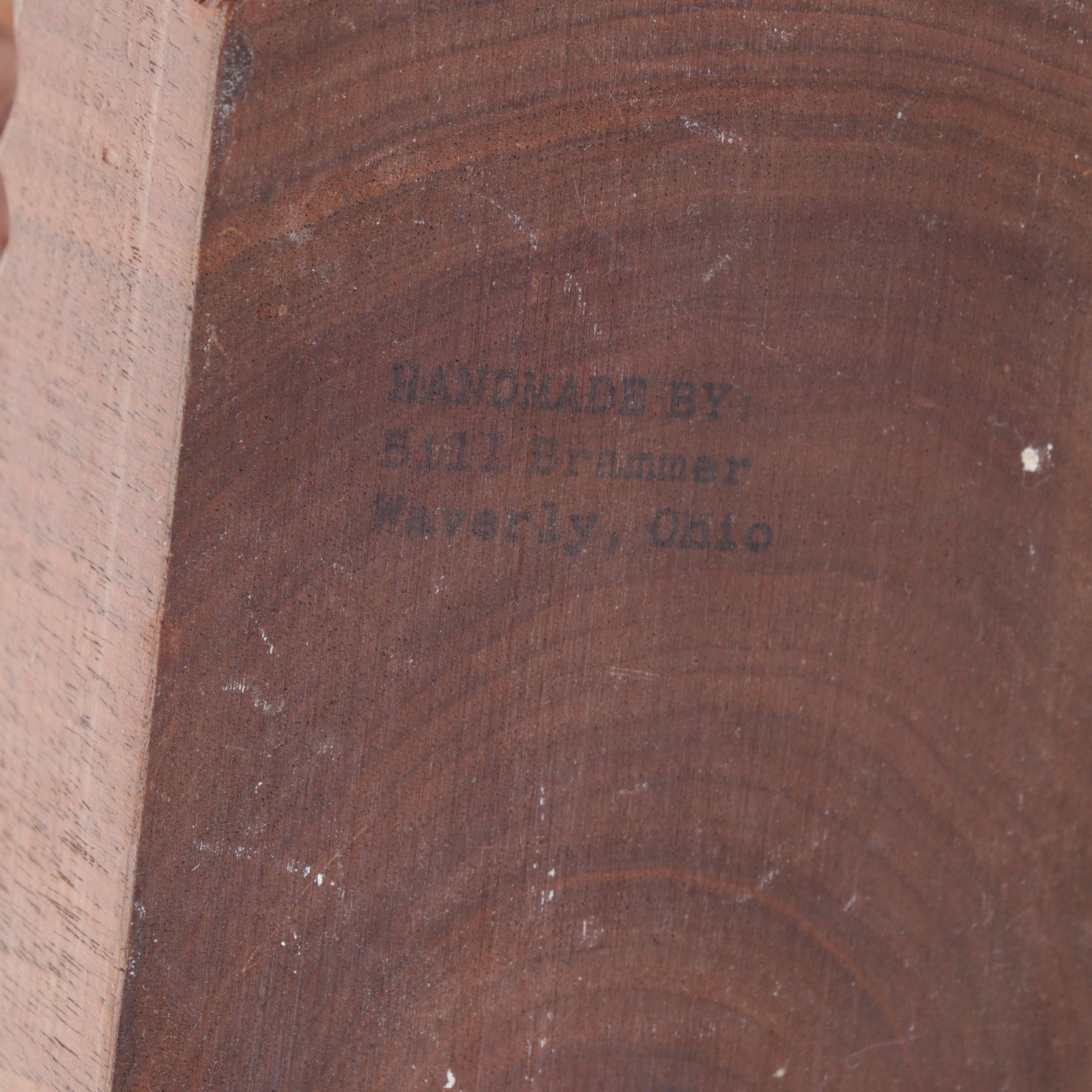 Bill Brammer Hand-Carved Folk Art Animal Sculptures, Late 20th Century