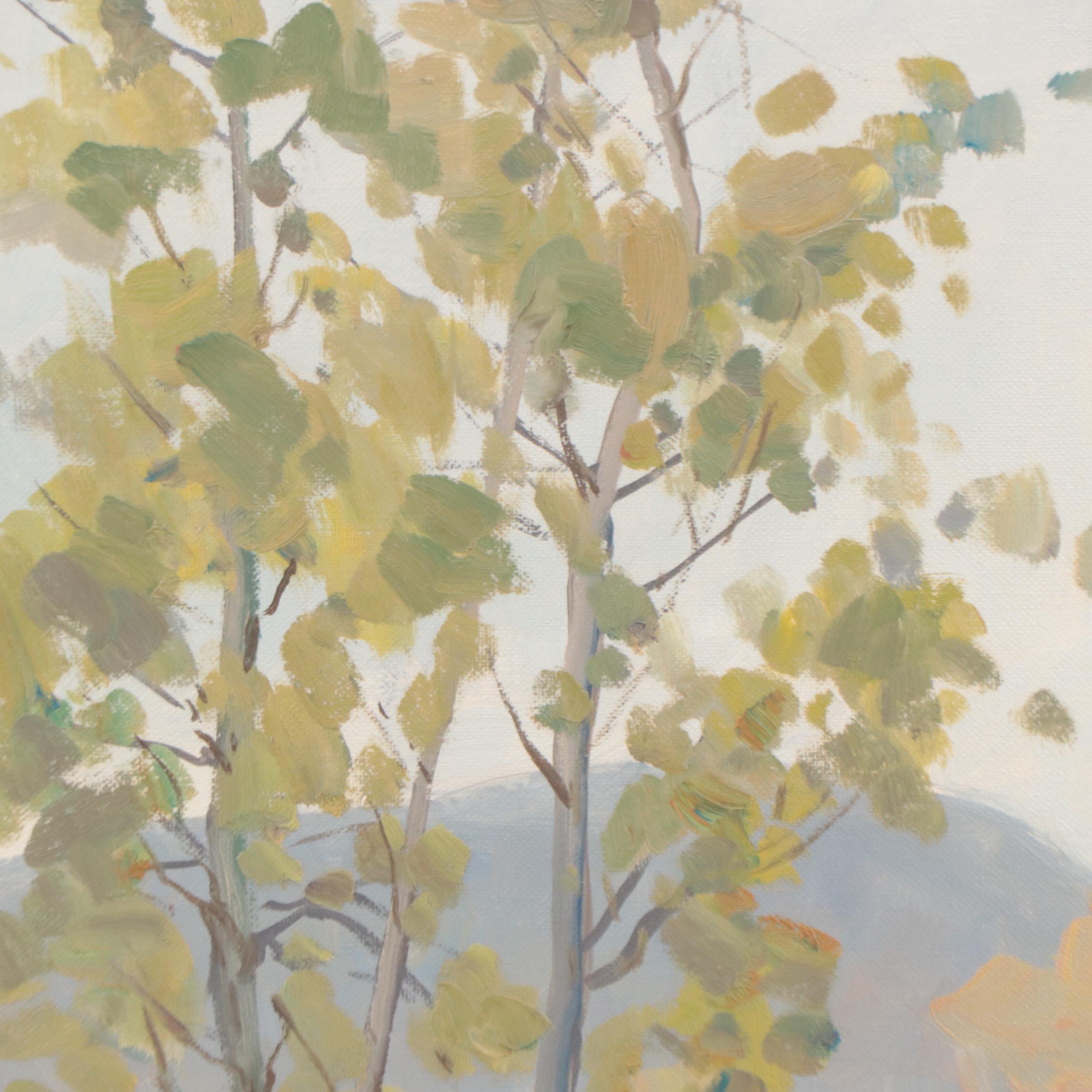 Oil Painting of Forest Landscape