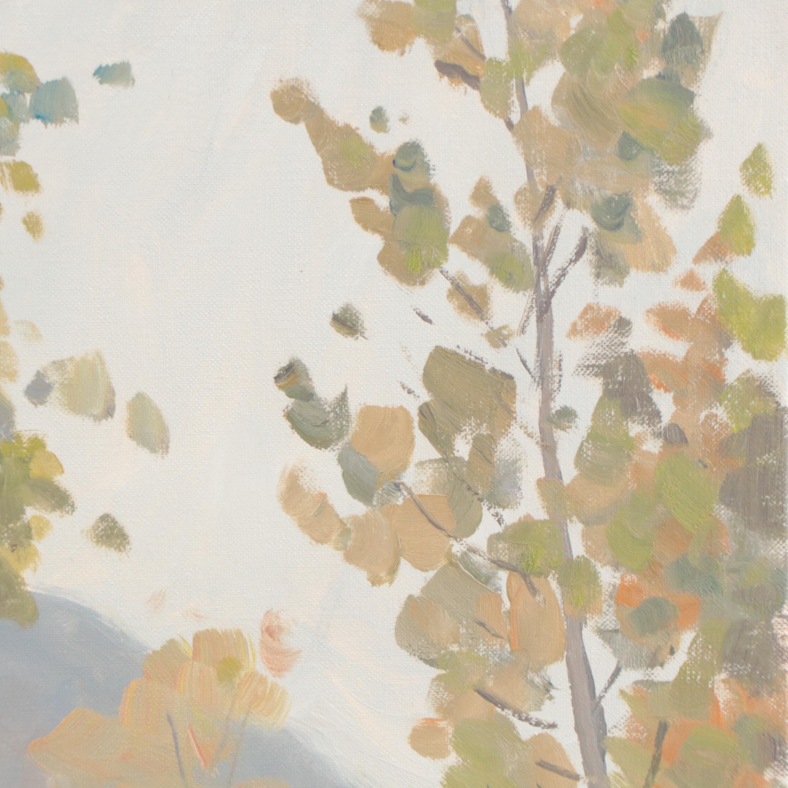 Oil Painting of Forest Landscape