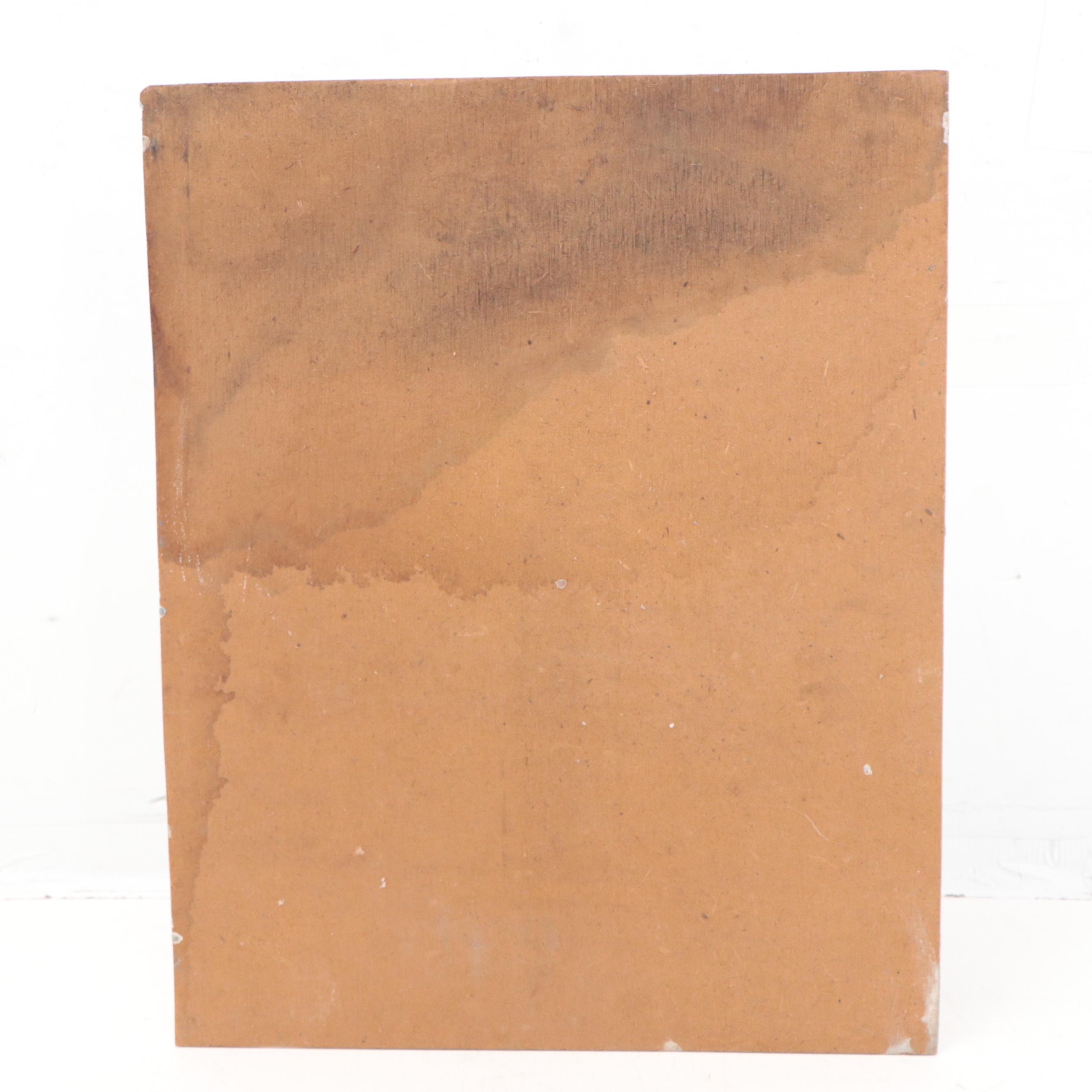 Oil Painting of a Large Tree