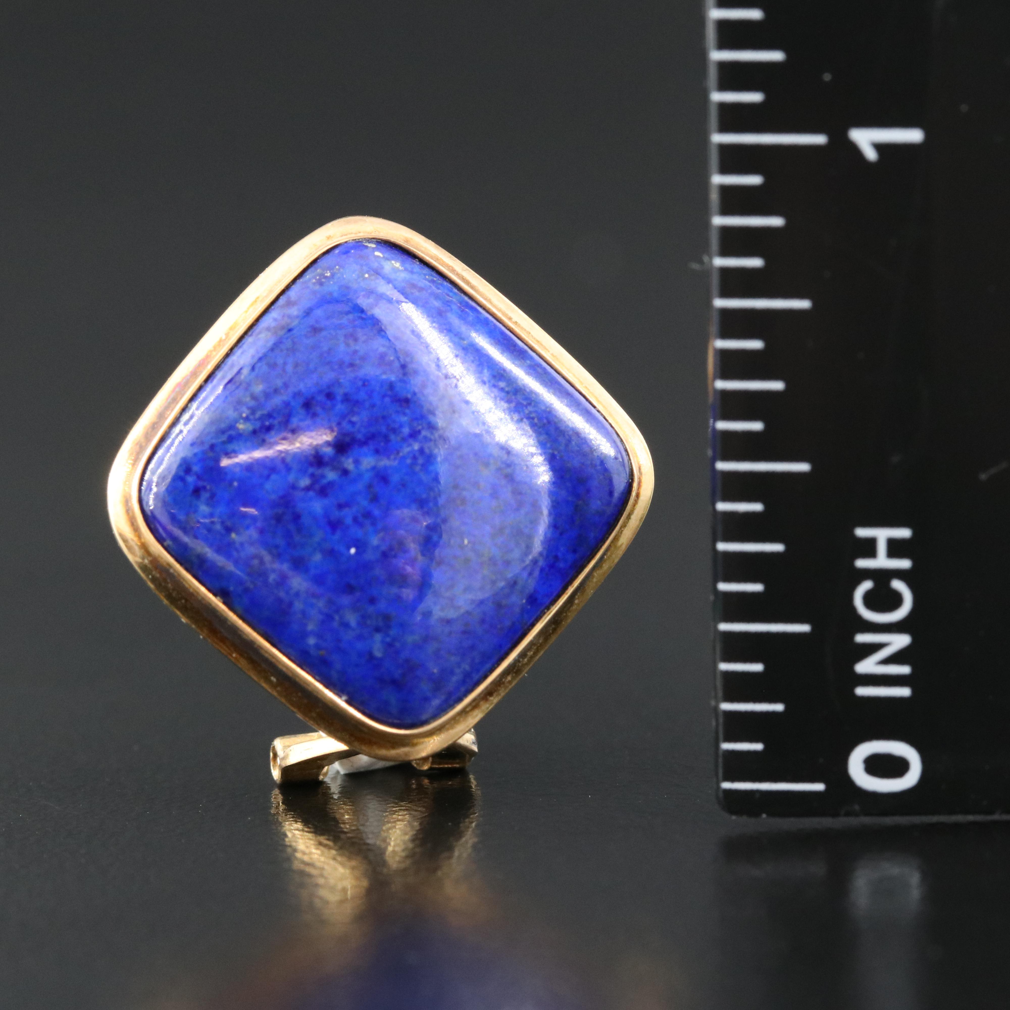14K Lapis Lazuli Earrings
