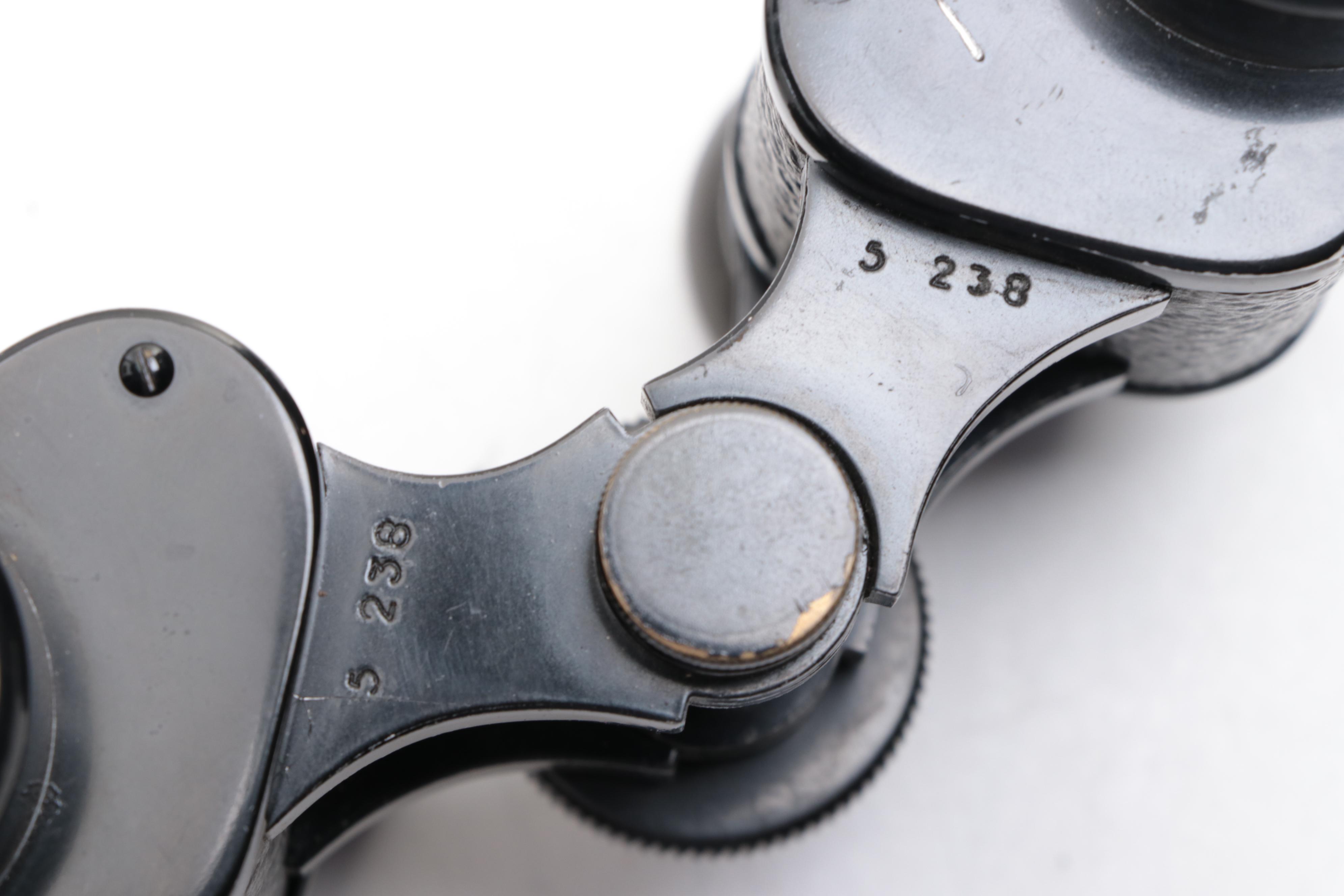 Ernst Leitz Wetzlar BIDOX and Clomont MIMA Binoculars with Leather Cases