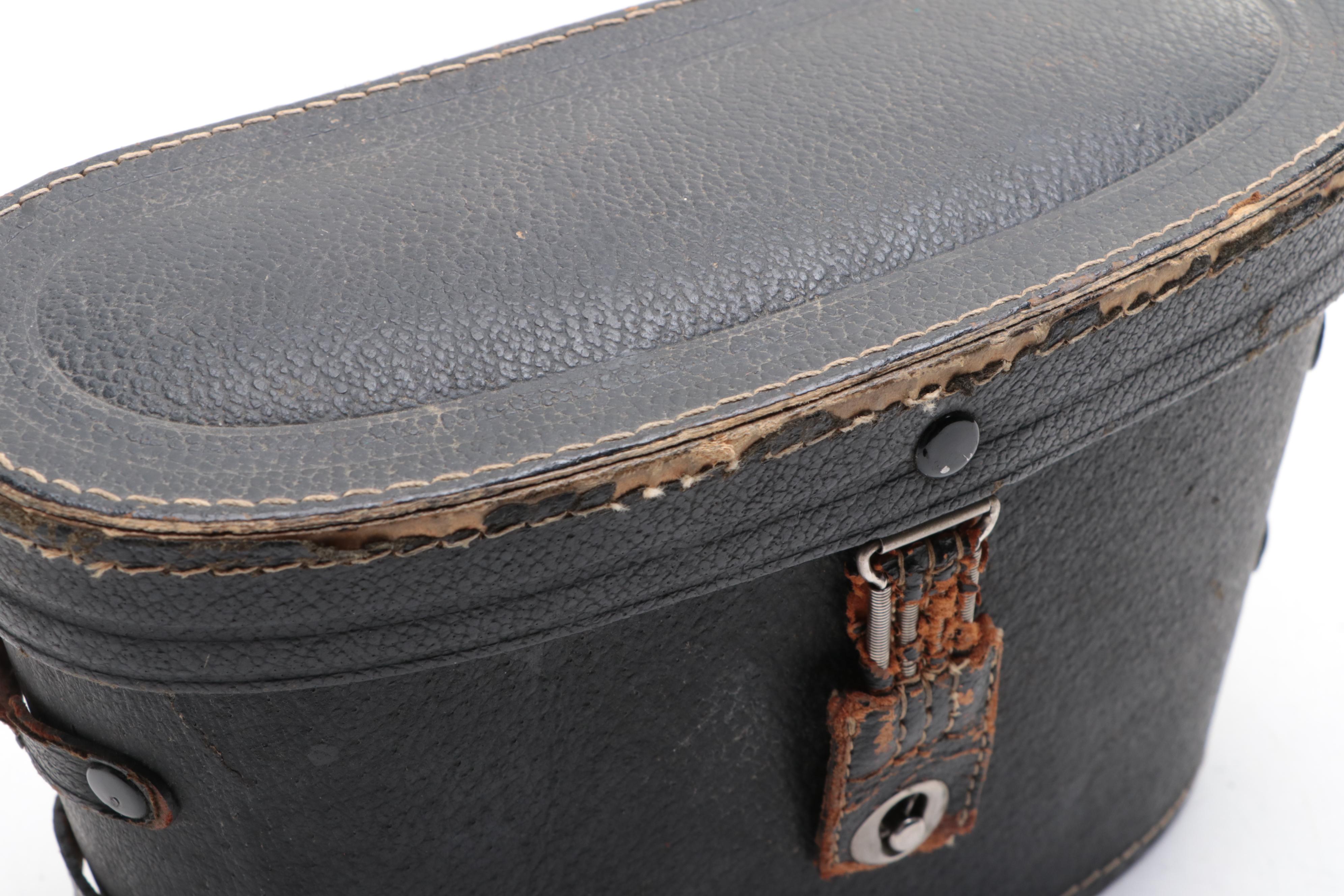 Ernst Leitz Wetzlar BIDOX and Clomont MIMA Binoculars with Leather Cases