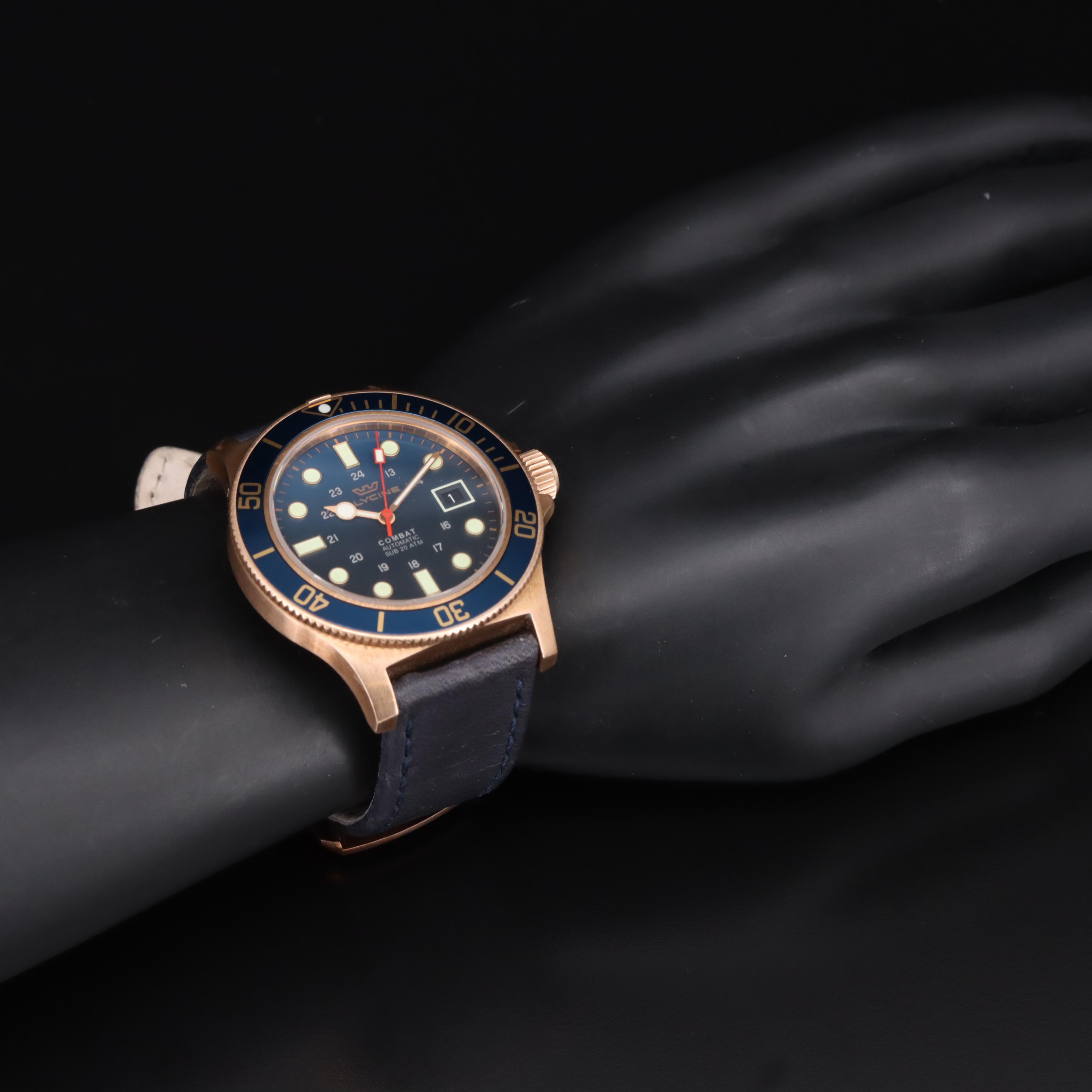 Glycine Combat Sub-Sport Bronze Automatic Watch