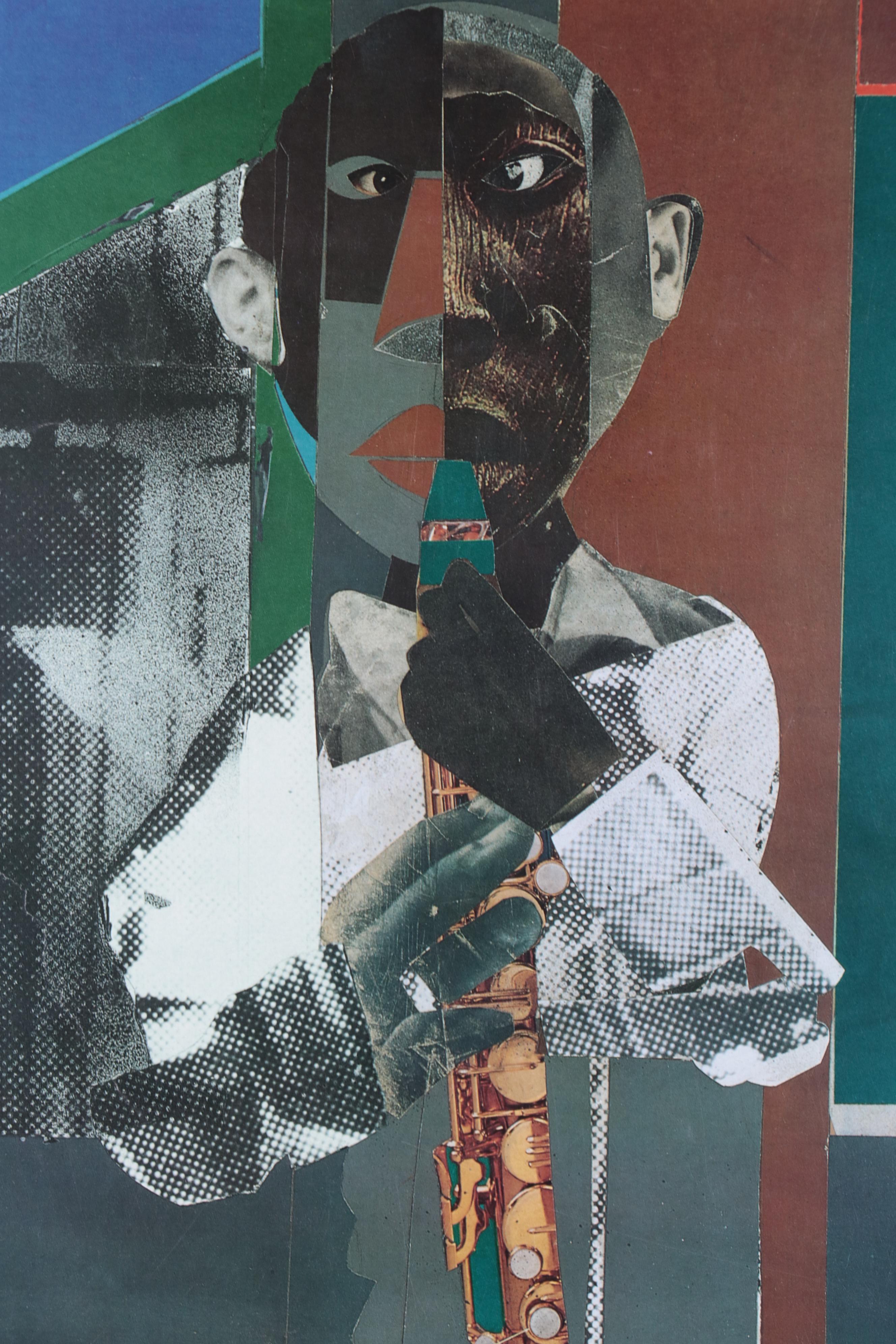 Romare Howard Bearden Offset Lithograph Poster "The Woodshed," Circa 1970