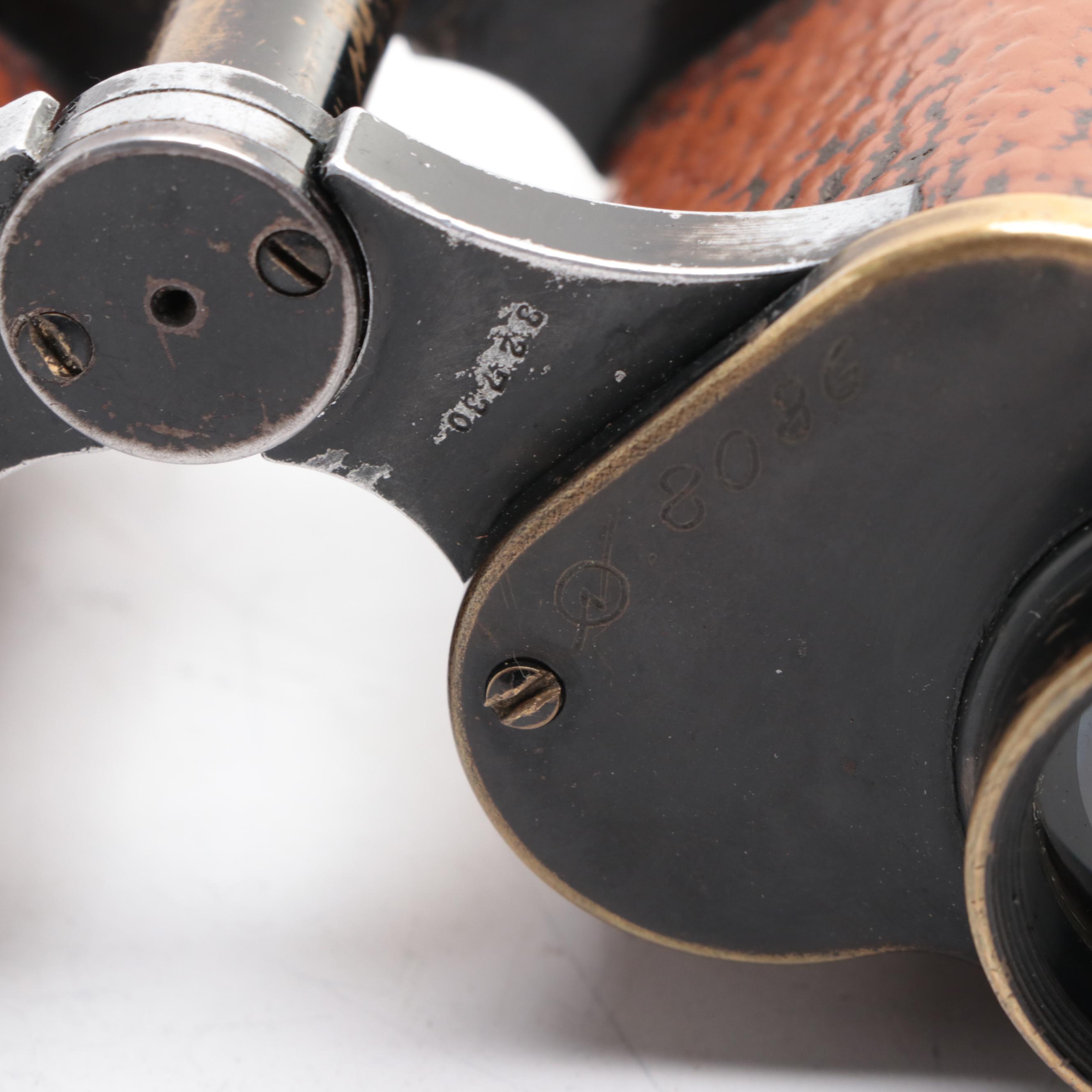 Crown Optical Co. for U. S. Navy Binoculars with Attachments, Early 20th Century