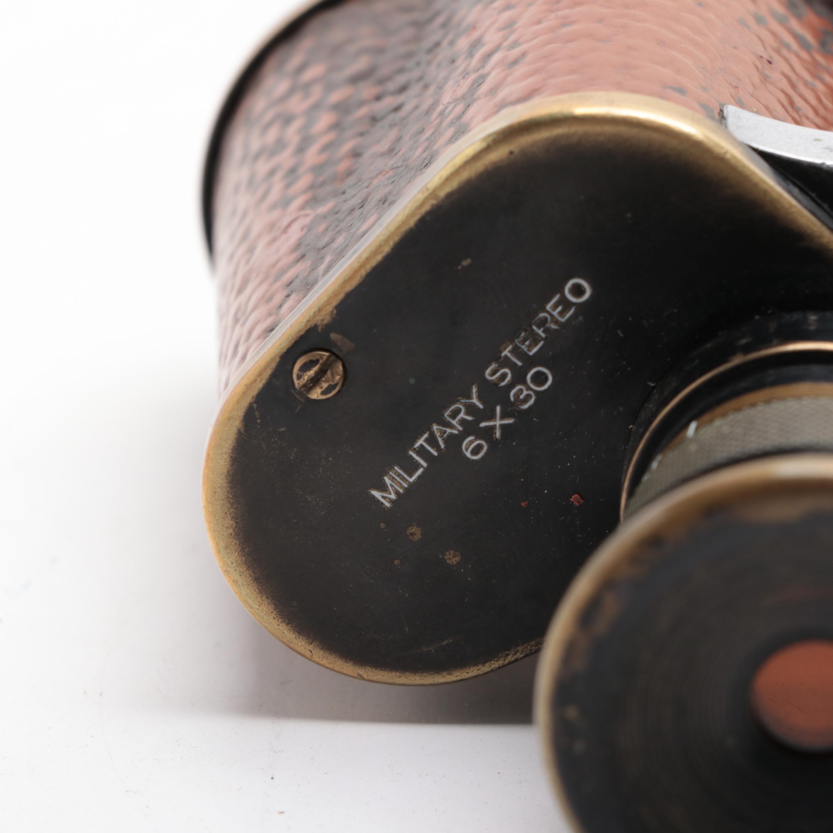 Crown Optical Co. for U. S. Navy Binoculars with Attachments, Early 20th Century