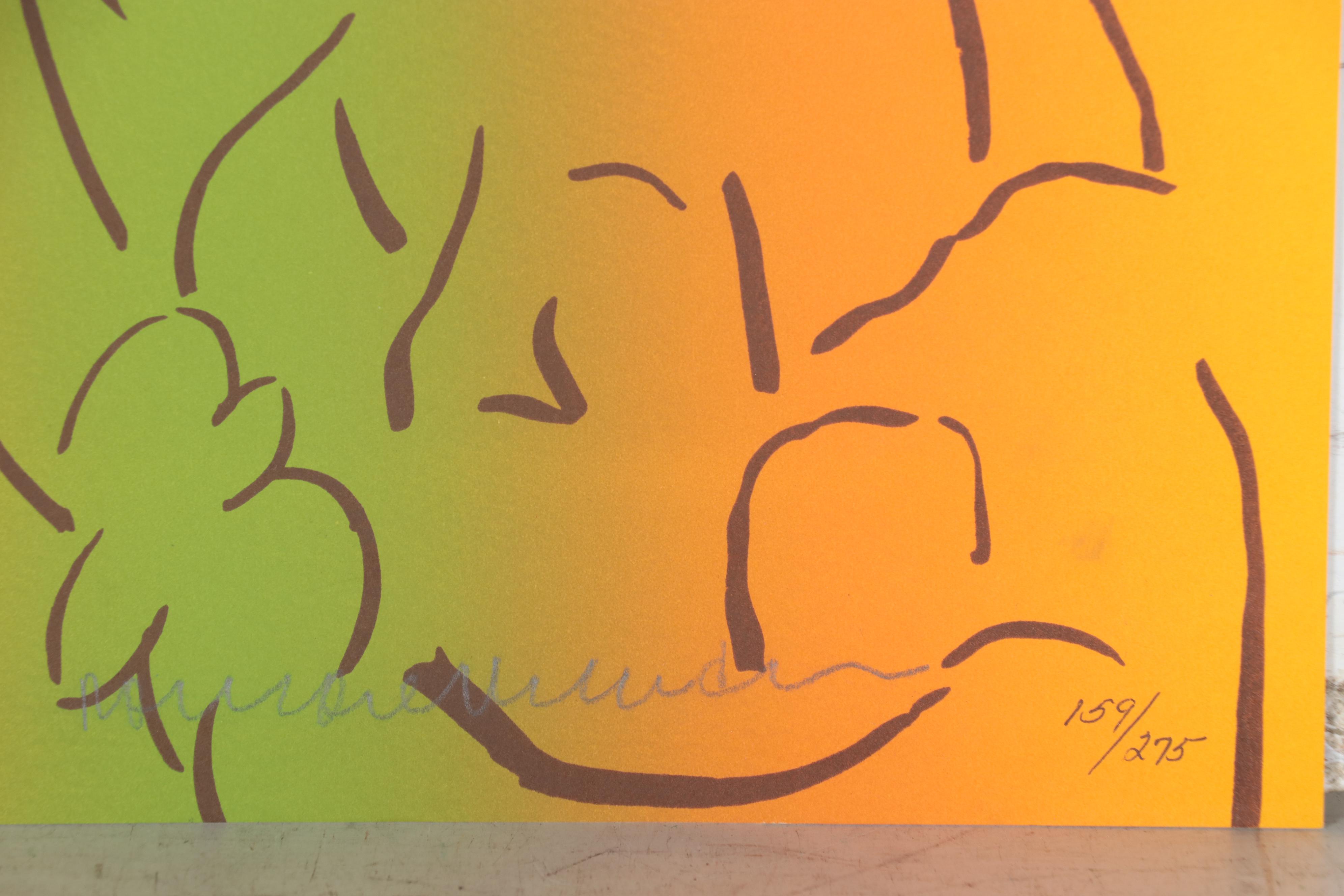 Romare Howard Bearden Color Lithograph from "Caribbean Poetry", 1983