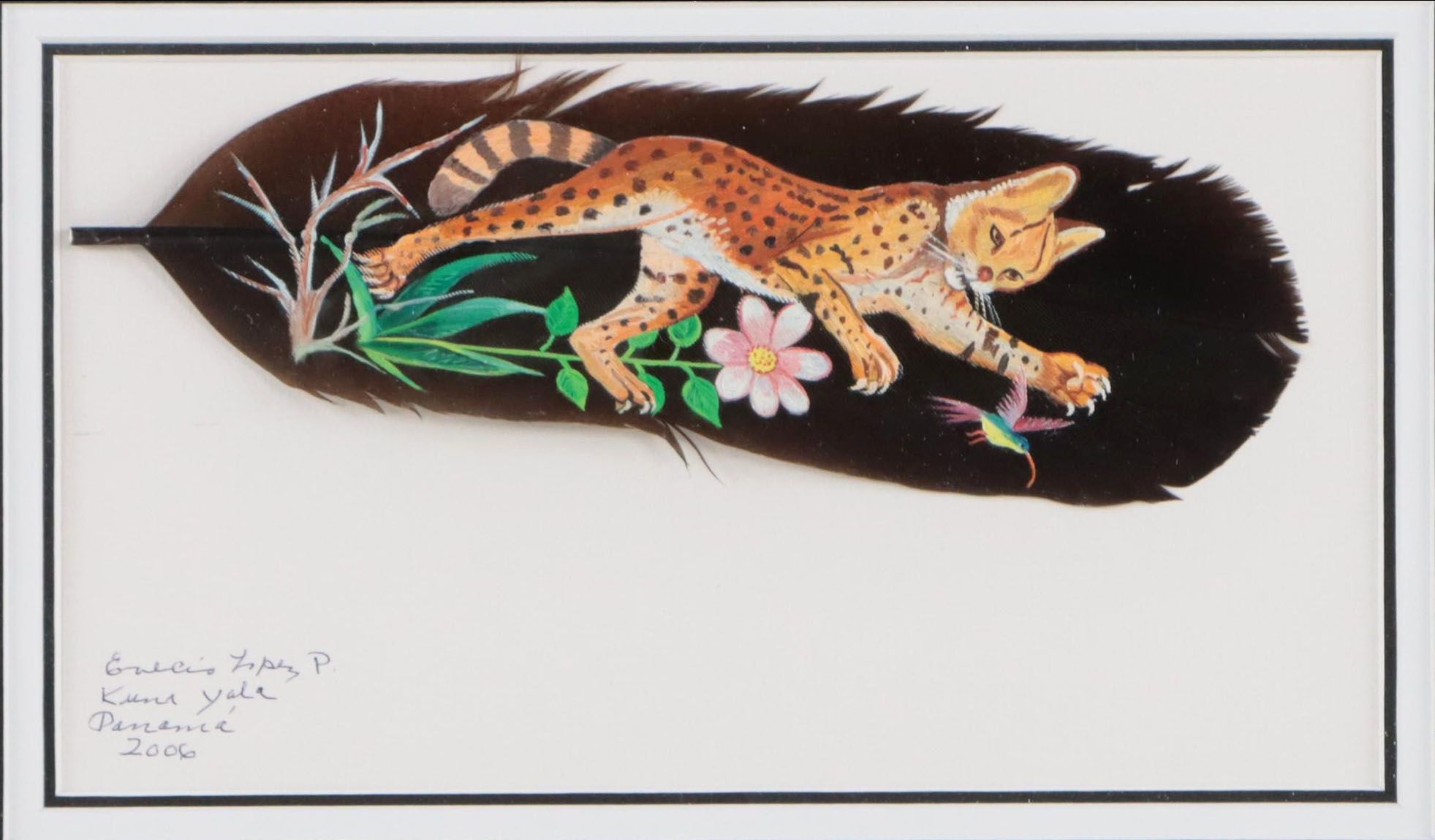 Acrylic Painting of Serval, 2006