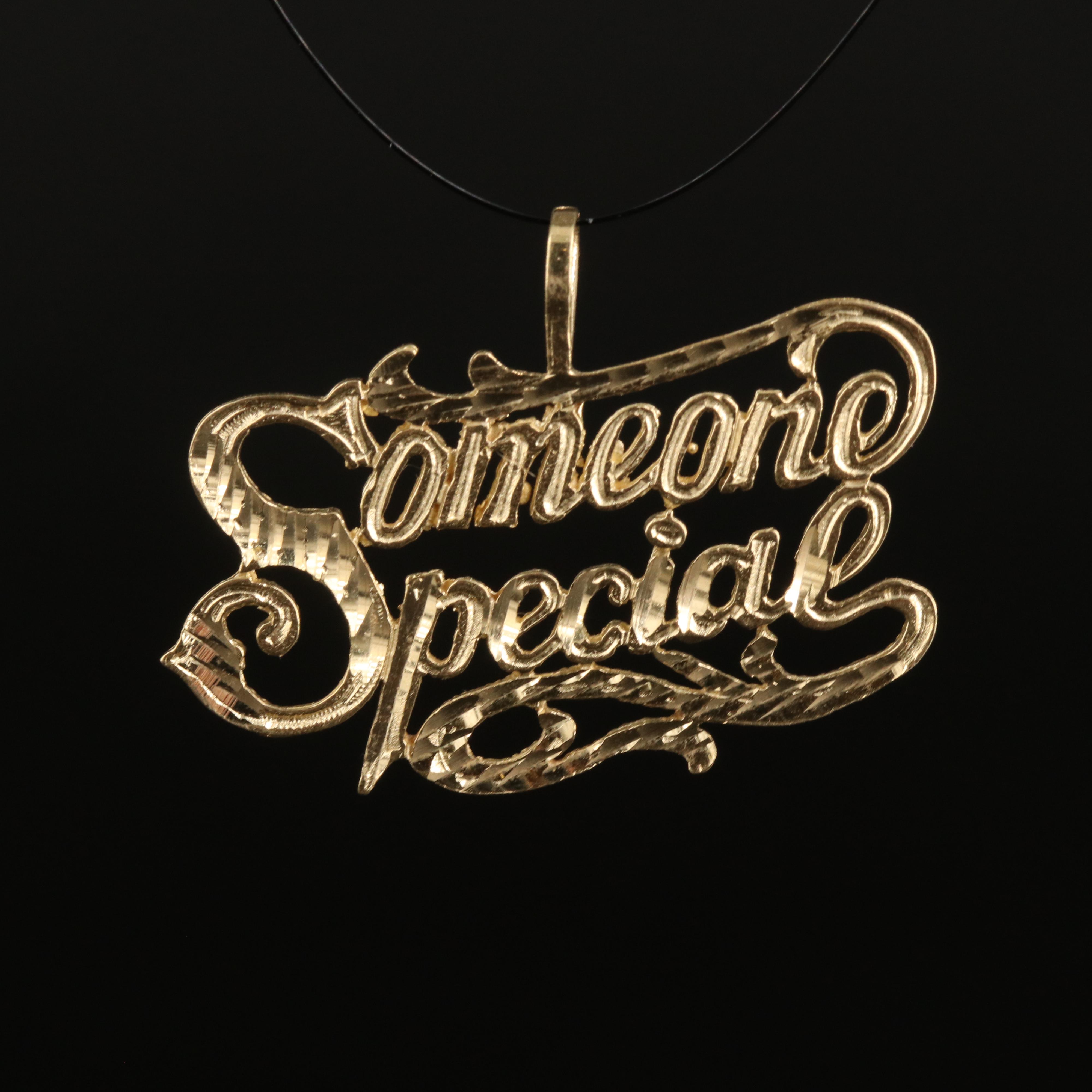 14K "Someone Special" Pendant
