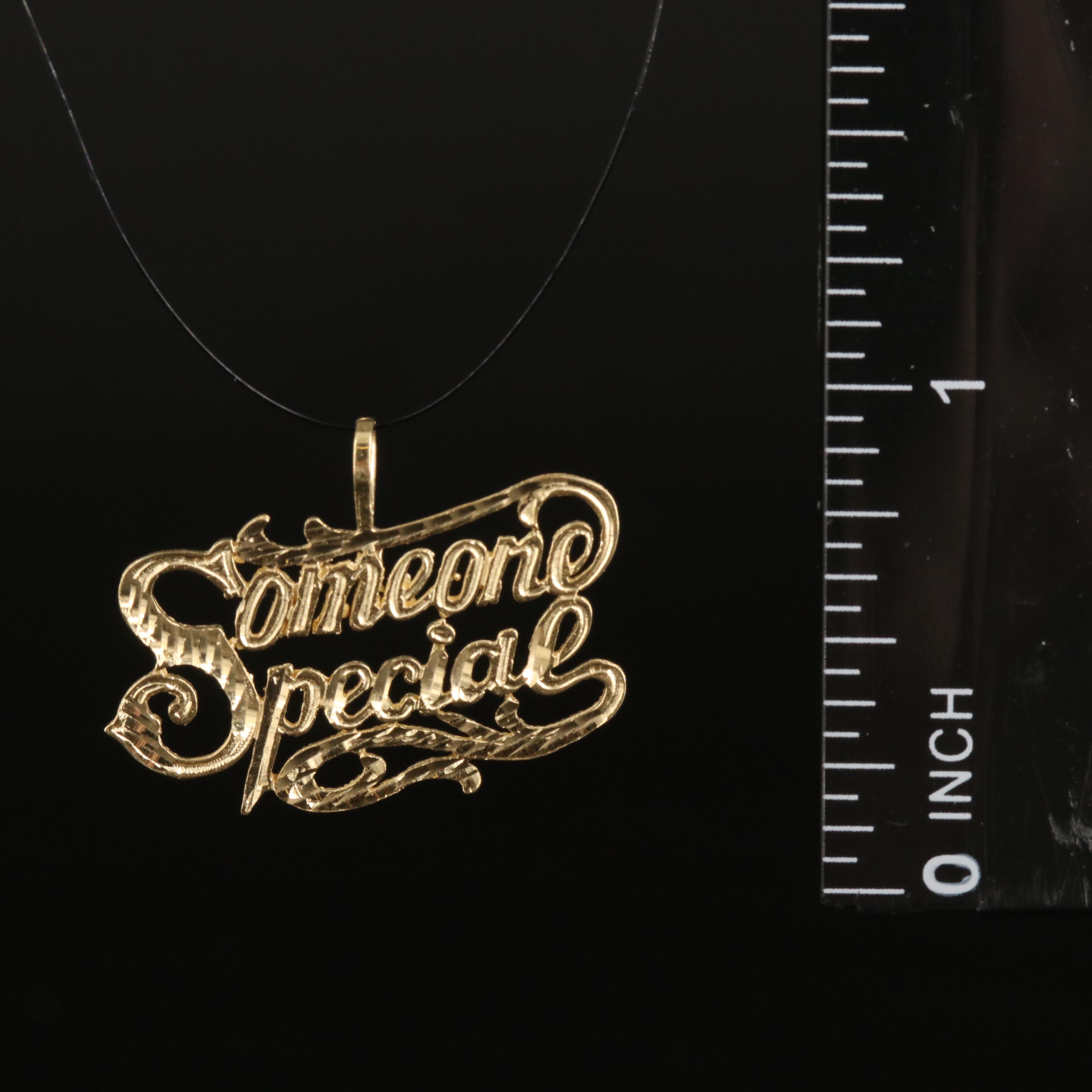 14K "Someone Special" Pendant