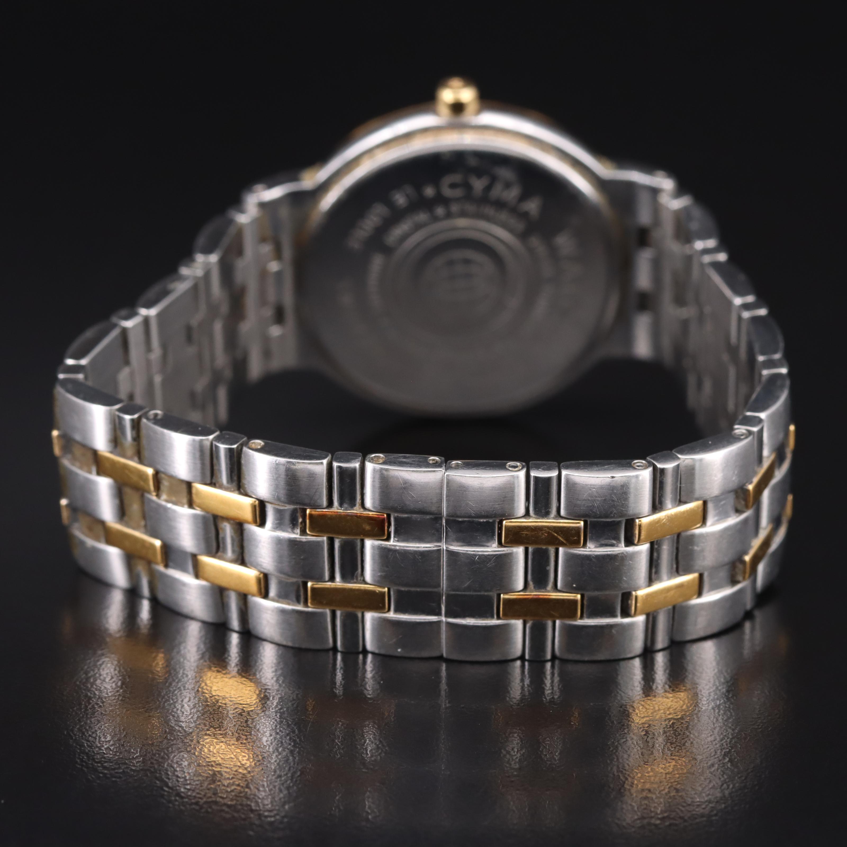 Cyma Swiss Stainless Steel Watch