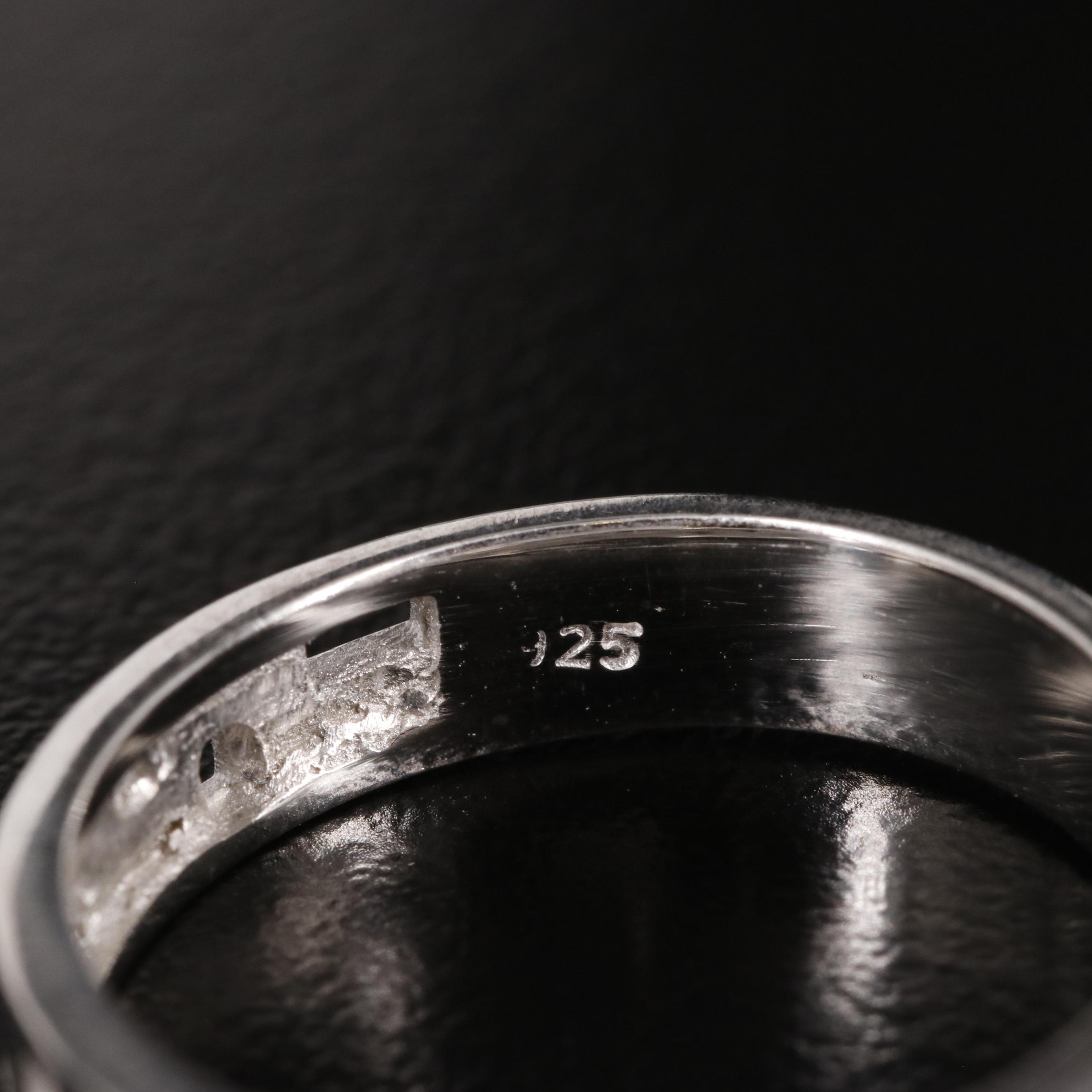 Sterling Pierced Metal Band