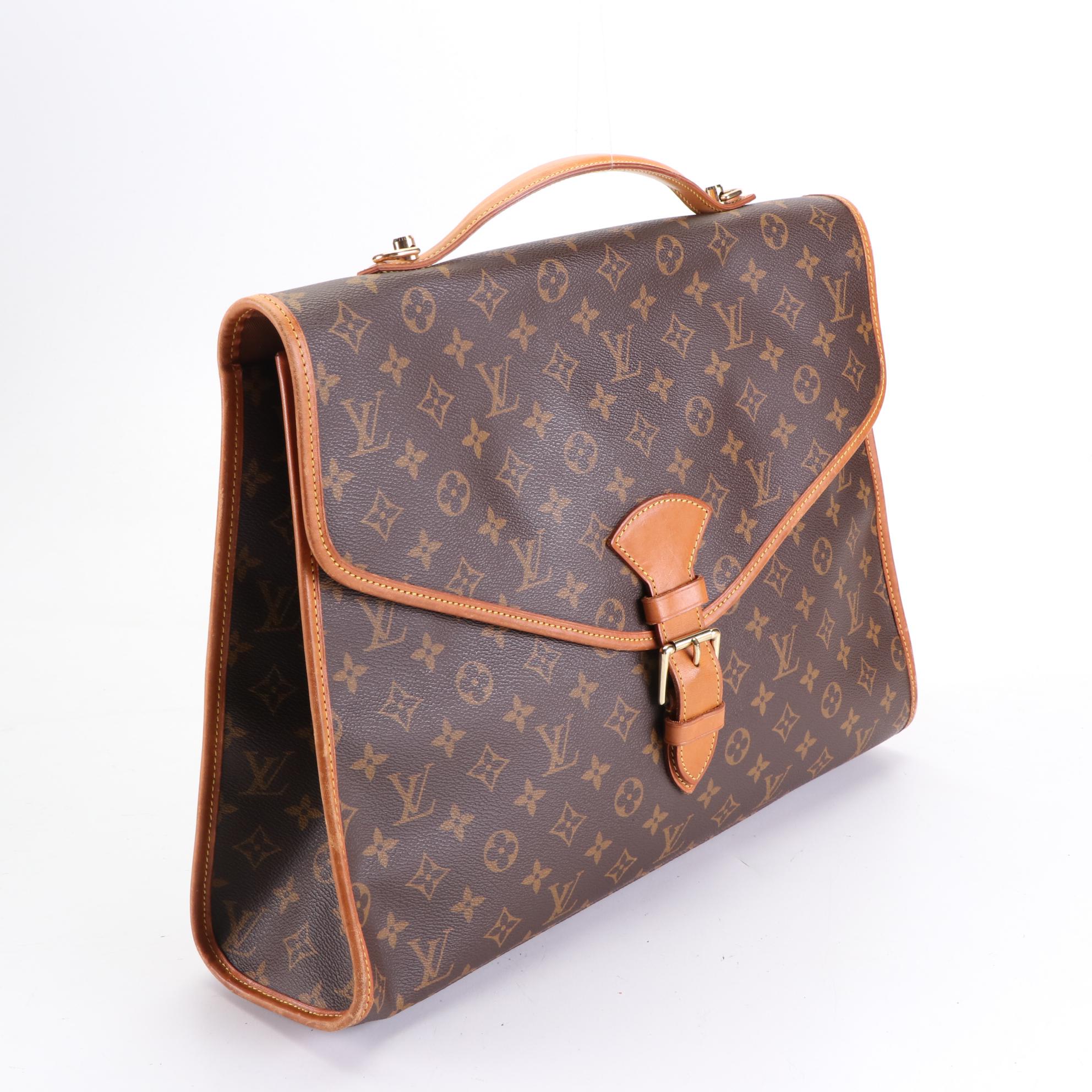 Louis Vuitton Beverly GM Briefcase in Monogram Canvas and Vachetta Leather