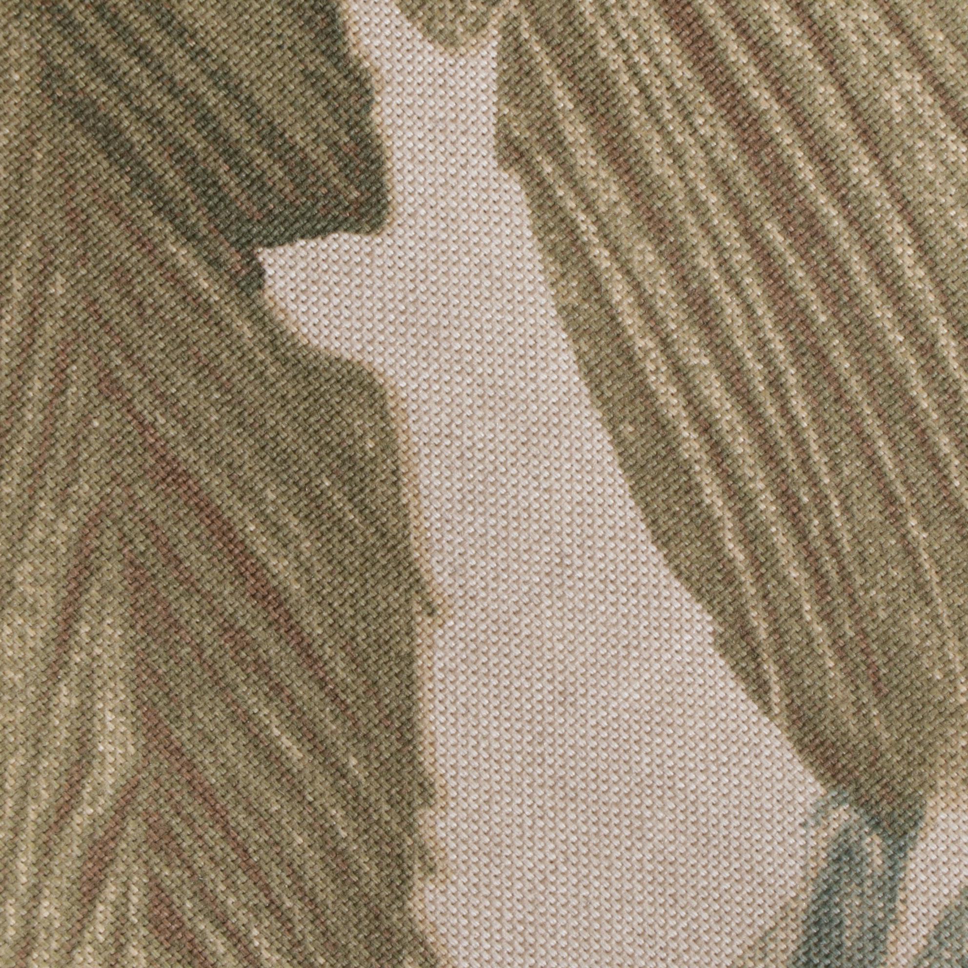 Ebel Resin Wicker Glass Top Patio Dining Table and Pair of Armchairs