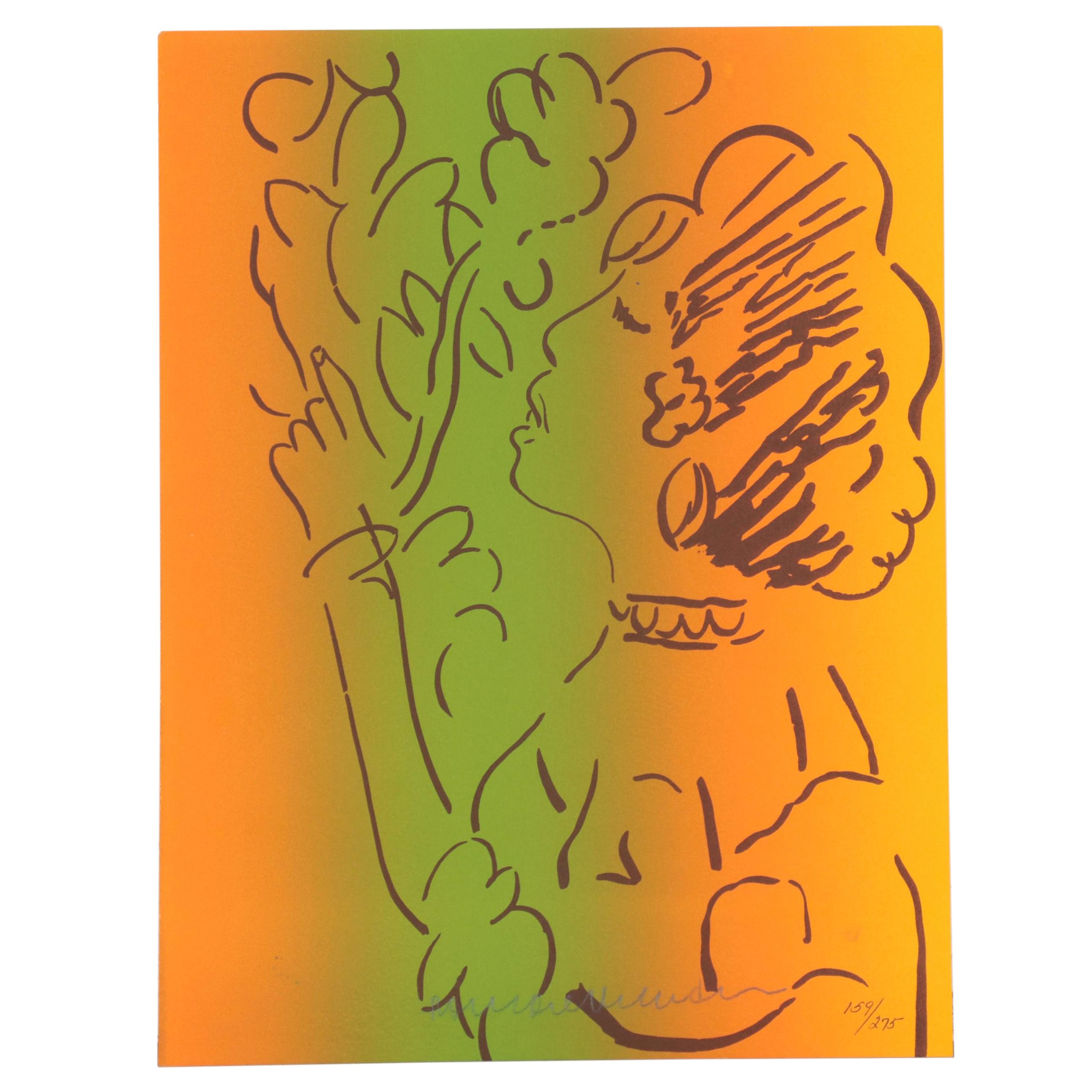 Romare Howard Bearden Color Lithograph from "Caribbean Poetry", 1983