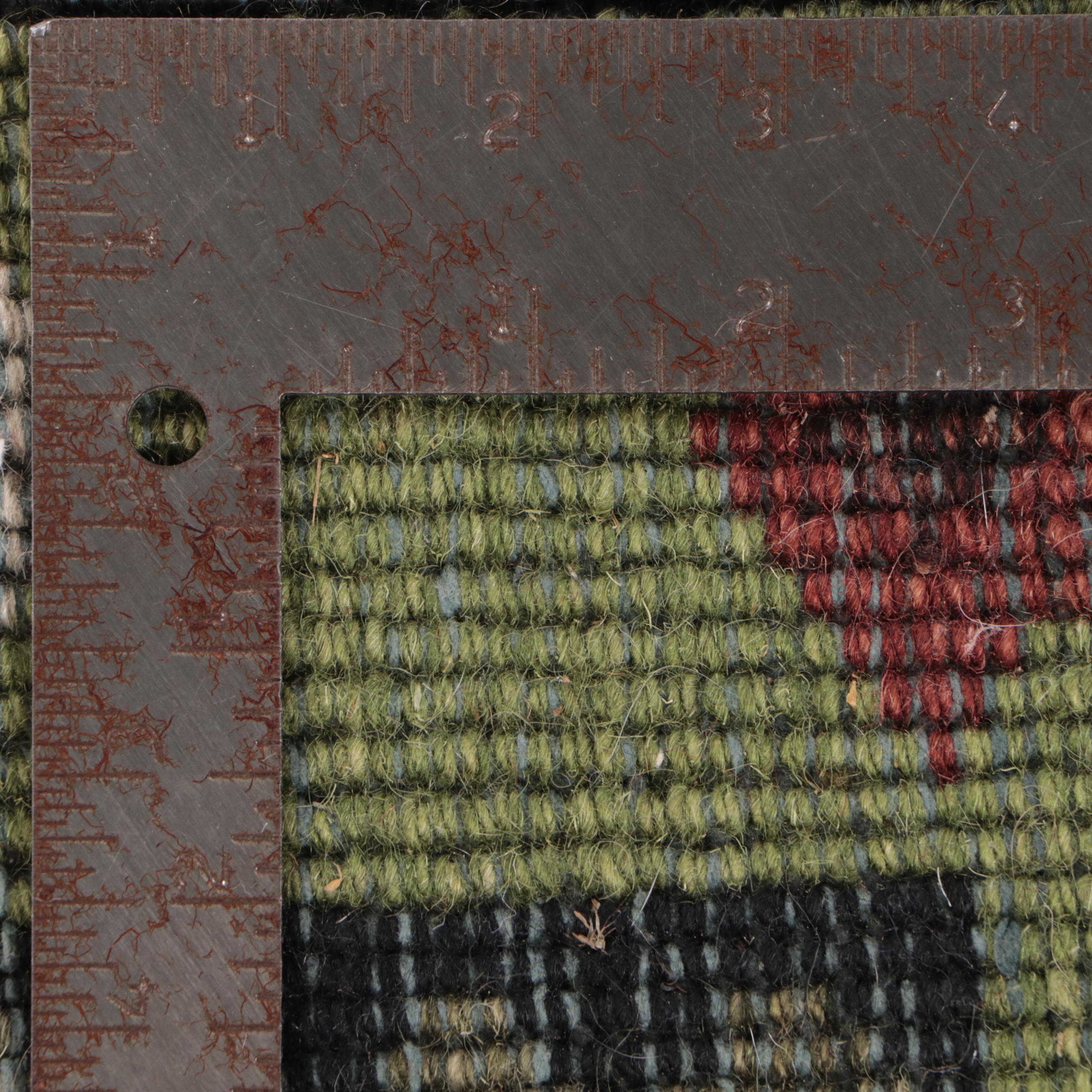 5'5 x 8'4 Hand-Knotted Indo-Persian Gabbeh Area Rug