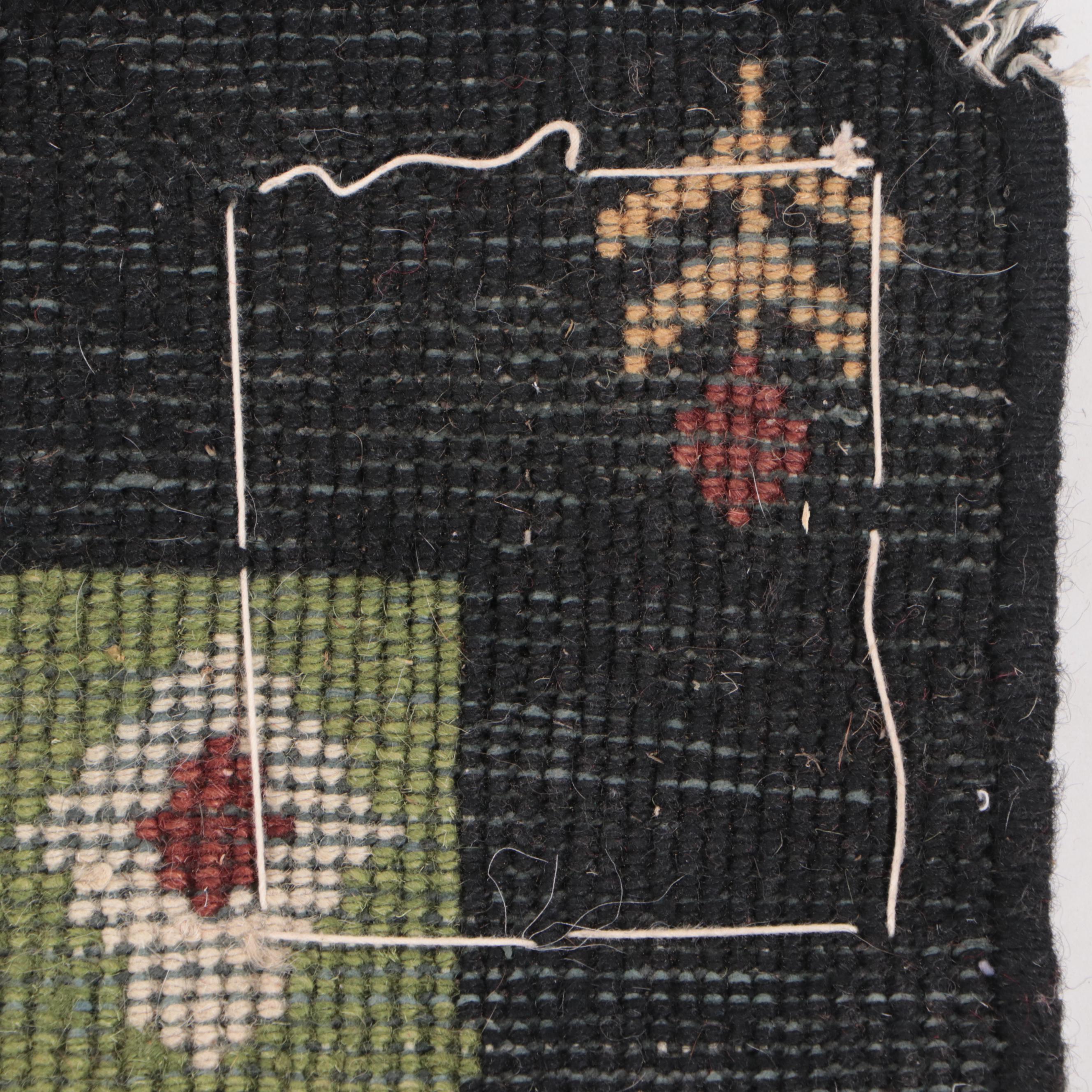 5'5 x 8'4 Hand-Knotted Indo-Persian Gabbeh Area Rug