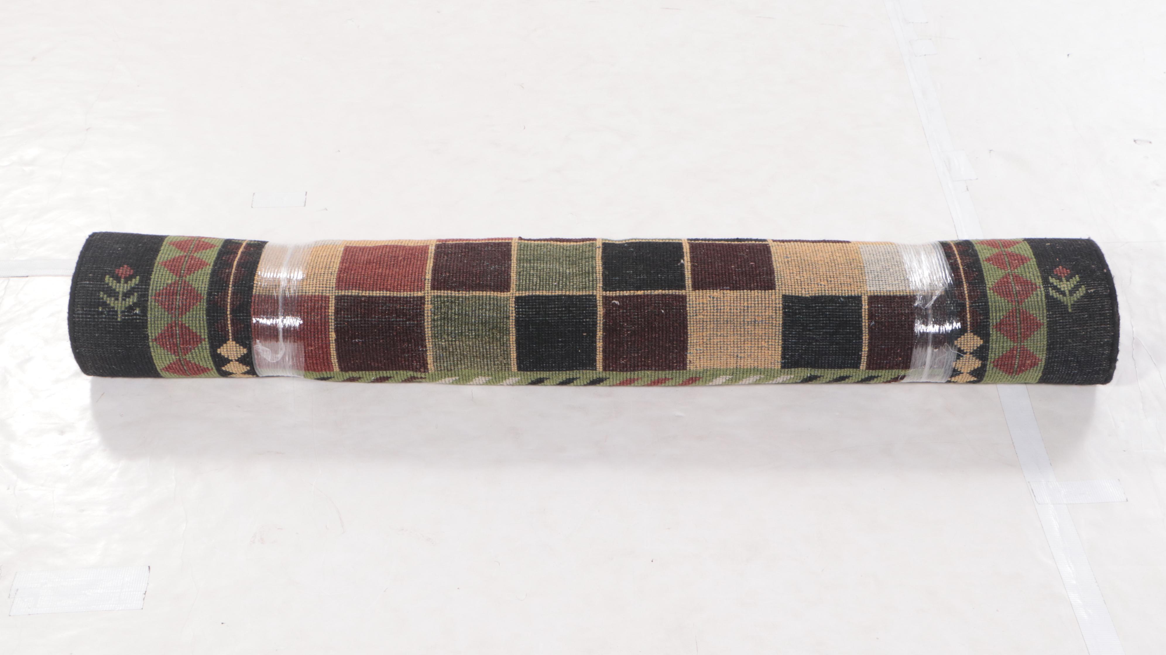 5'5 x 8'4 Hand-Knotted Indo-Persian Gabbeh Area Rug