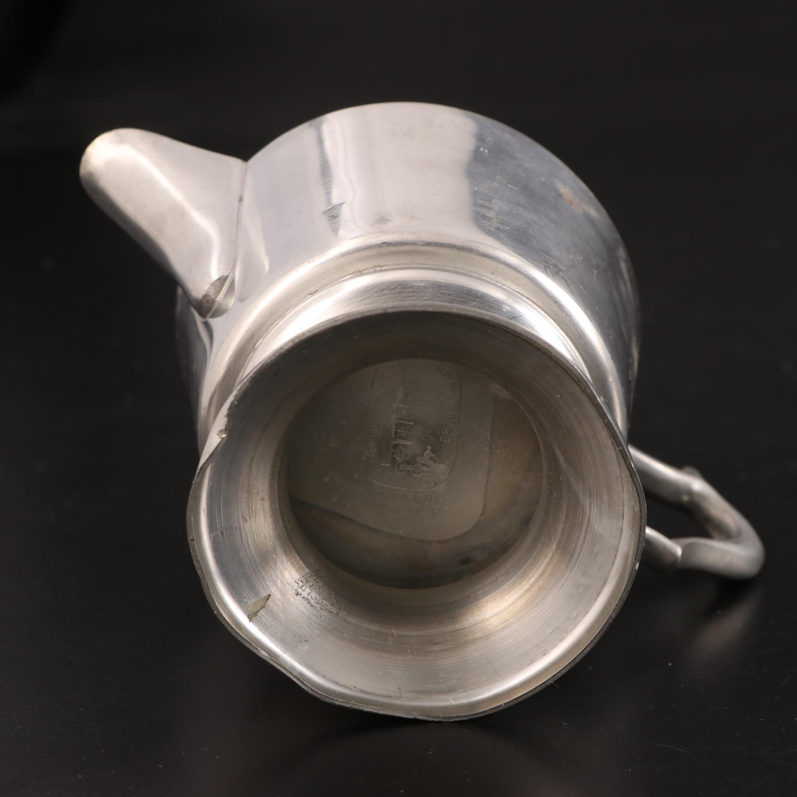 Woodbury Pewterers Henry Ford Museum Four-Piece Coffee and Tea Service