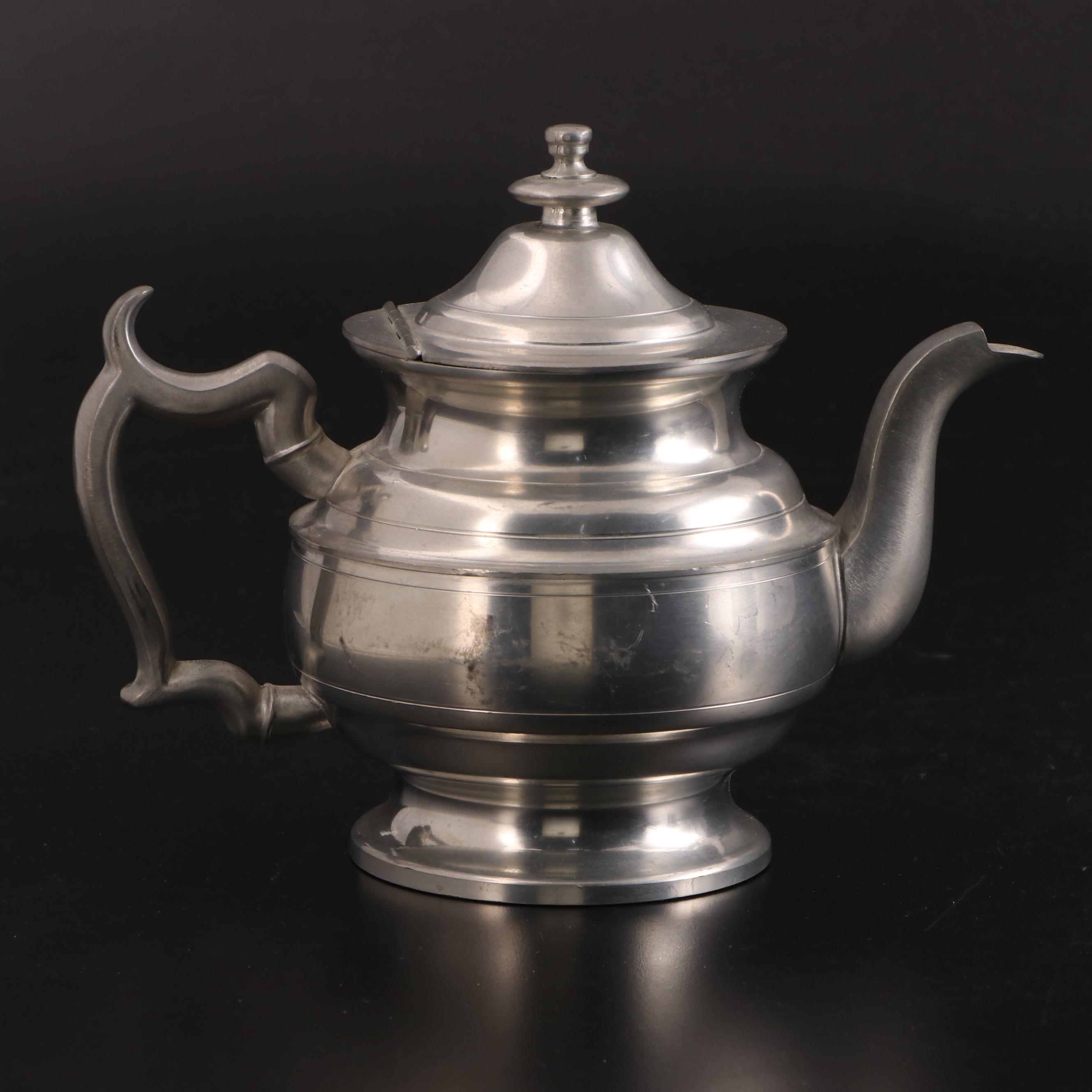 Woodbury Pewterers Henry Ford Museum Four-Piece Coffee and Tea Service