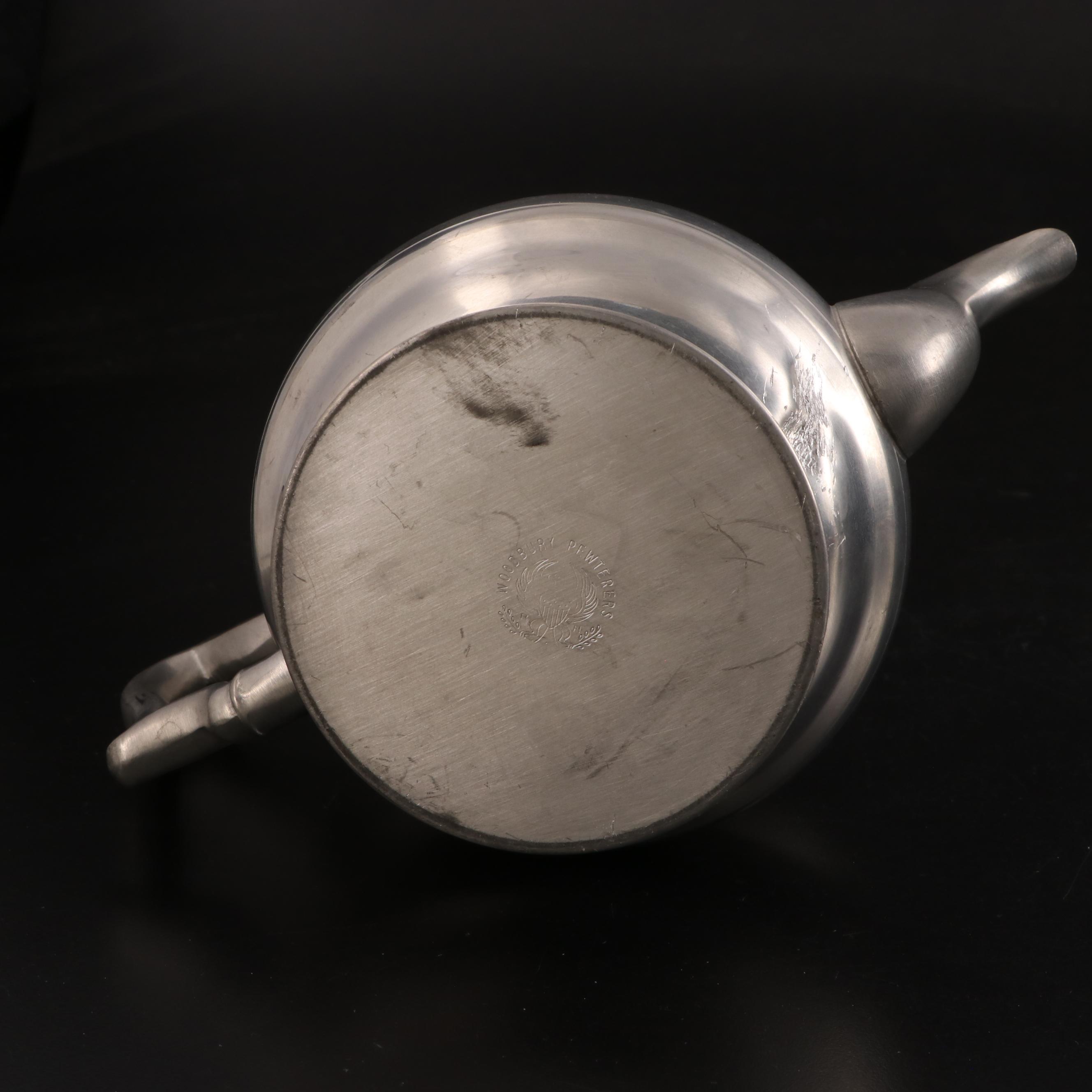 Woodbury Pewterers Henry Ford Museum Four-Piece Coffee and Tea Service