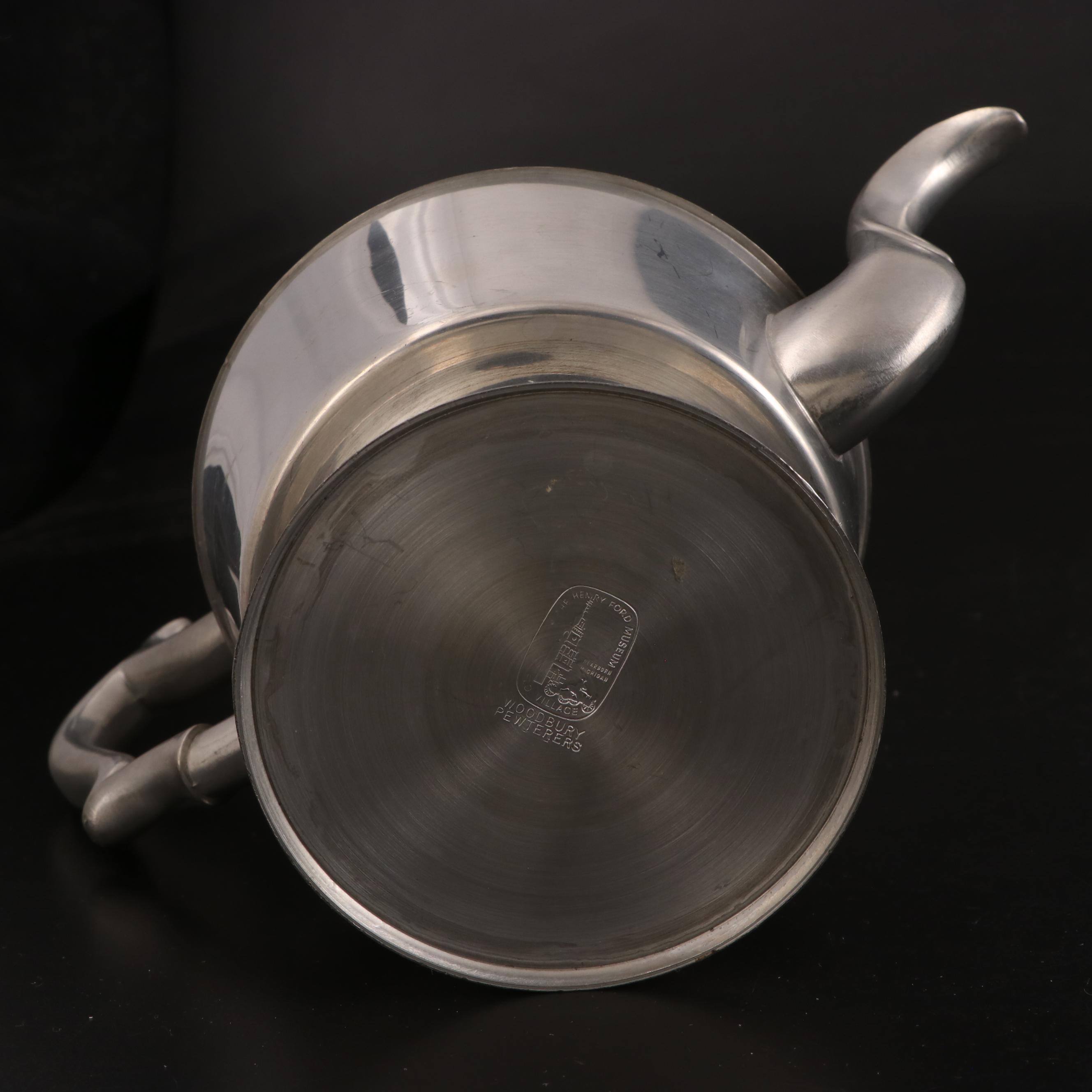 Woodbury Pewterers Henry Ford Museum Four-Piece Coffee and Tea Service