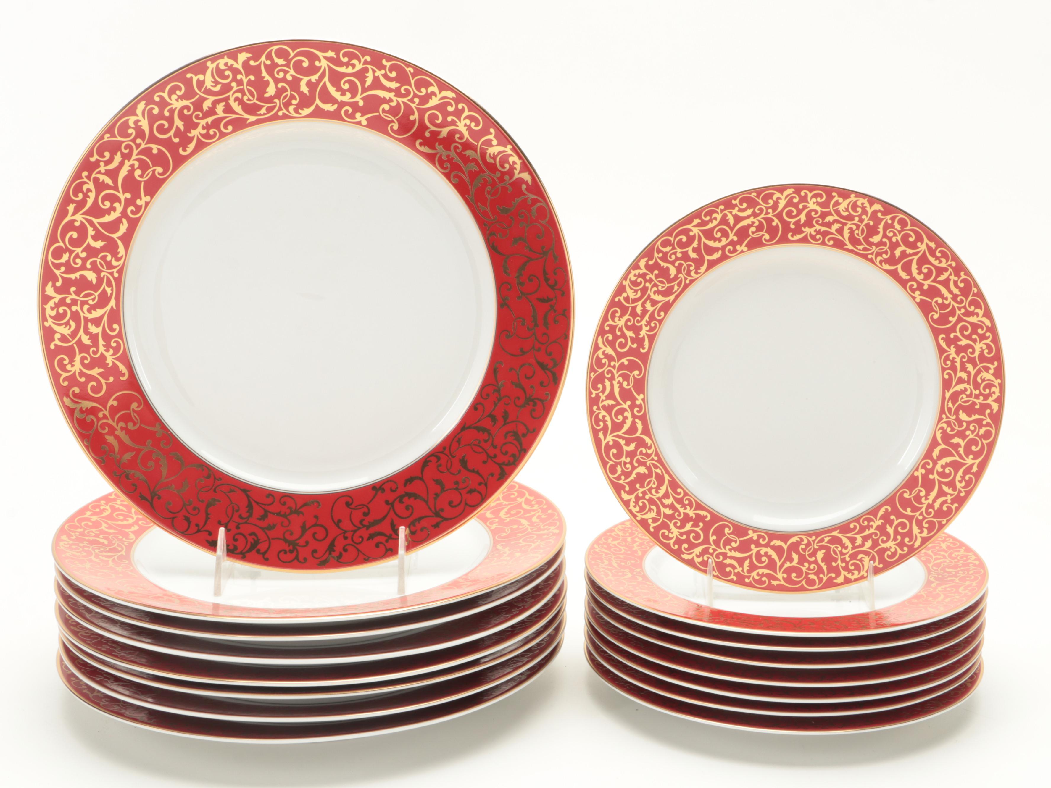 Mikasa "Parchment Red" China Dinnerware, 2005-2009