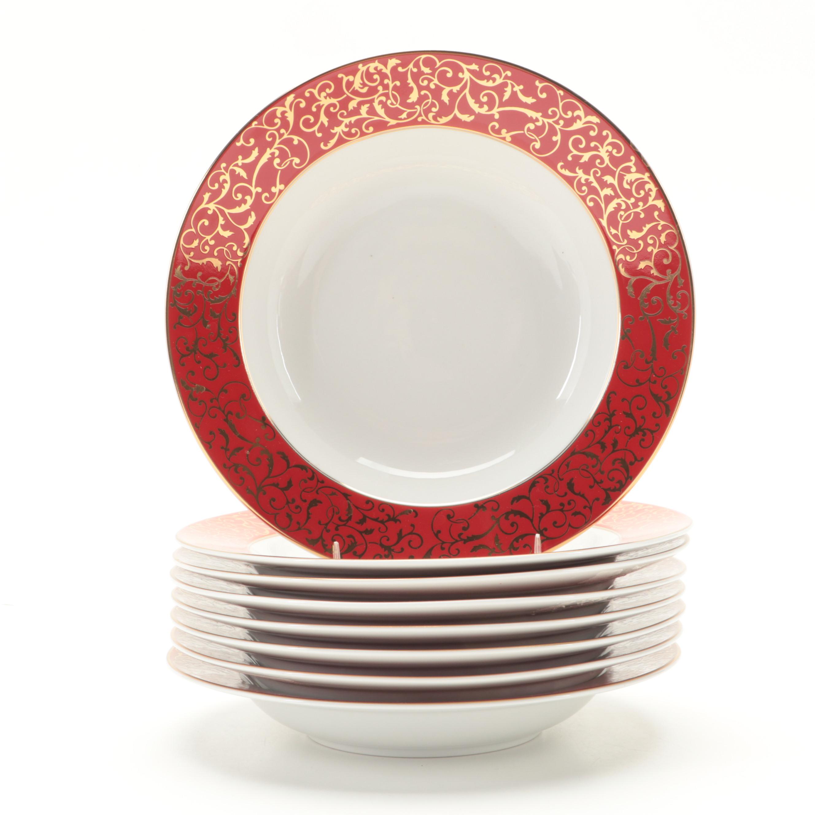Mikasa "Parchment Red" China Dinnerware, 2005-2009
