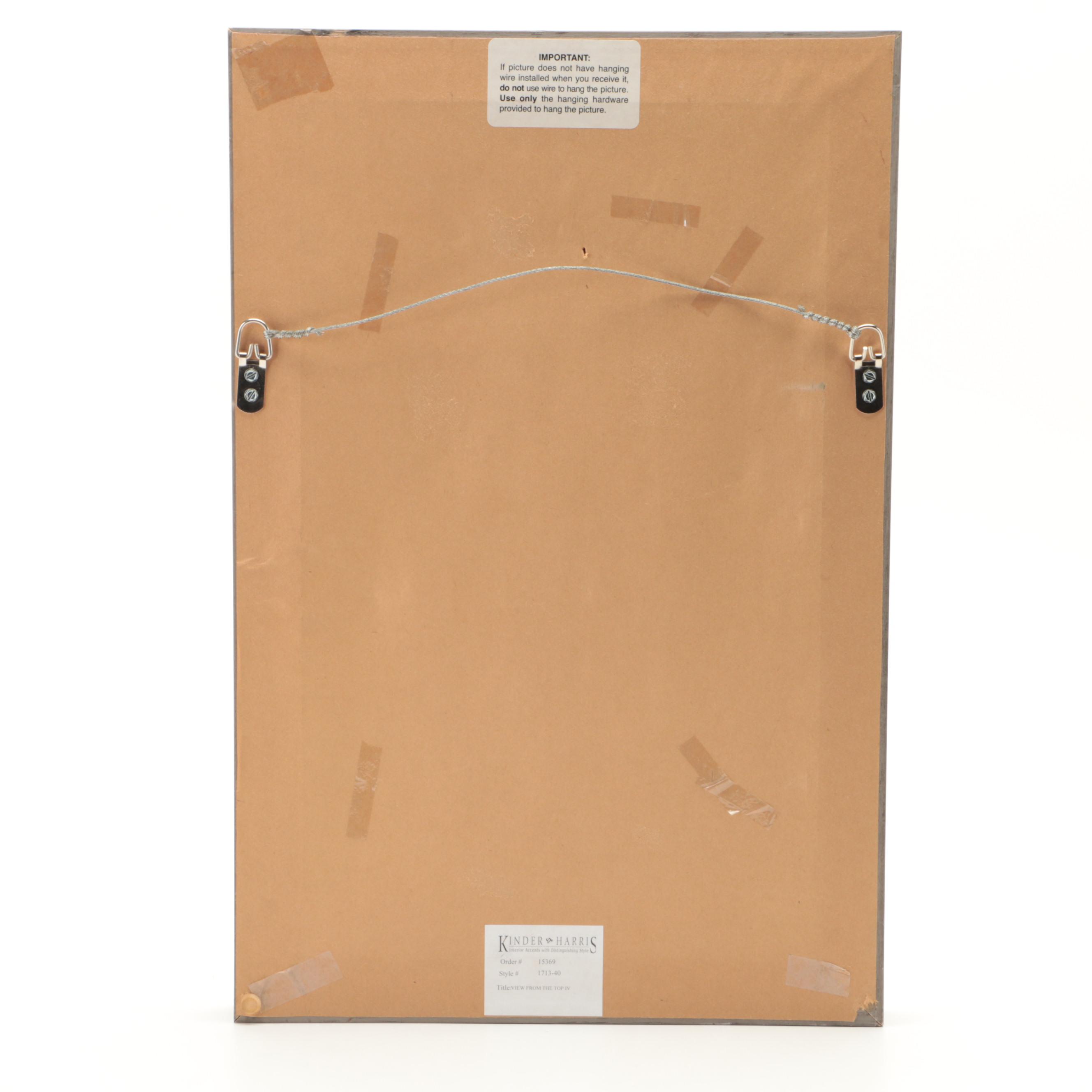 Kinder-Harris "View From the Top III" and "View From the Top IV" Metallic Prints