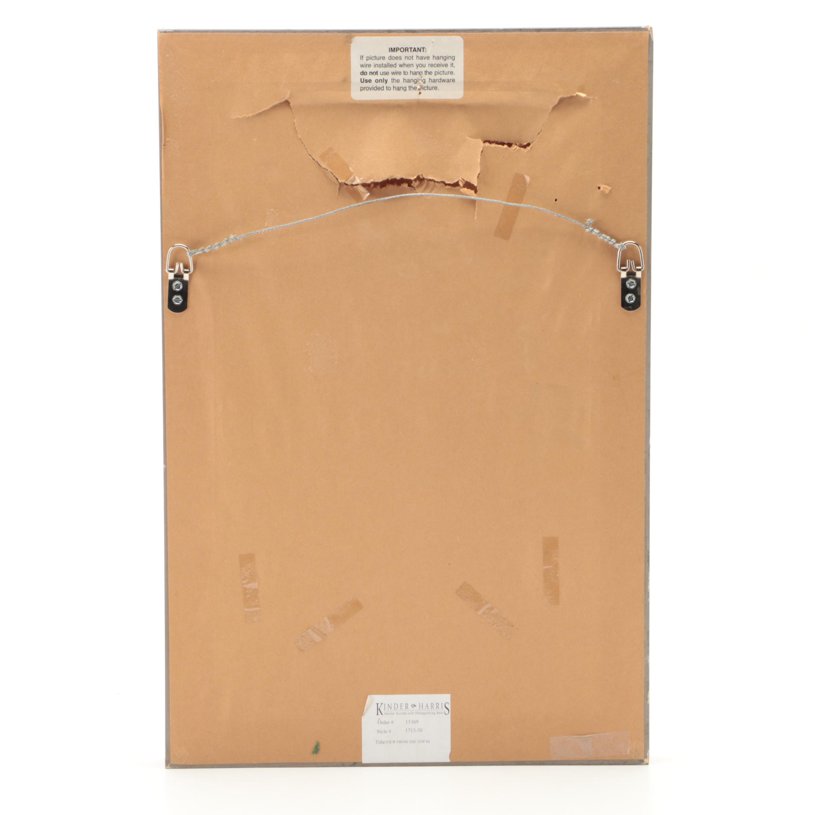 Kinder-Harris "View From the Top III" and "View From the Top IV" Metallic Prints