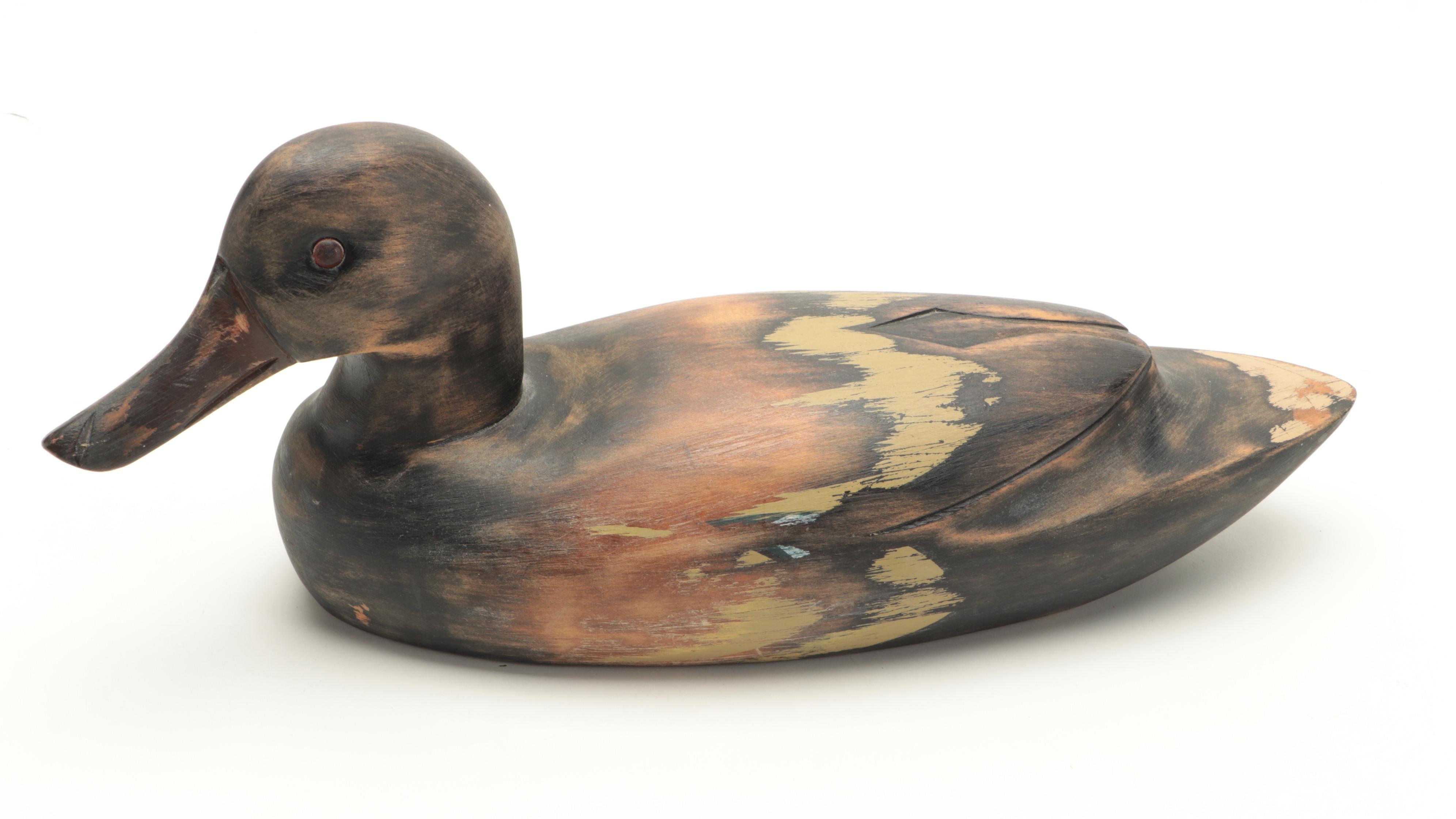 Hand-Carved and Painted Duck Decoys