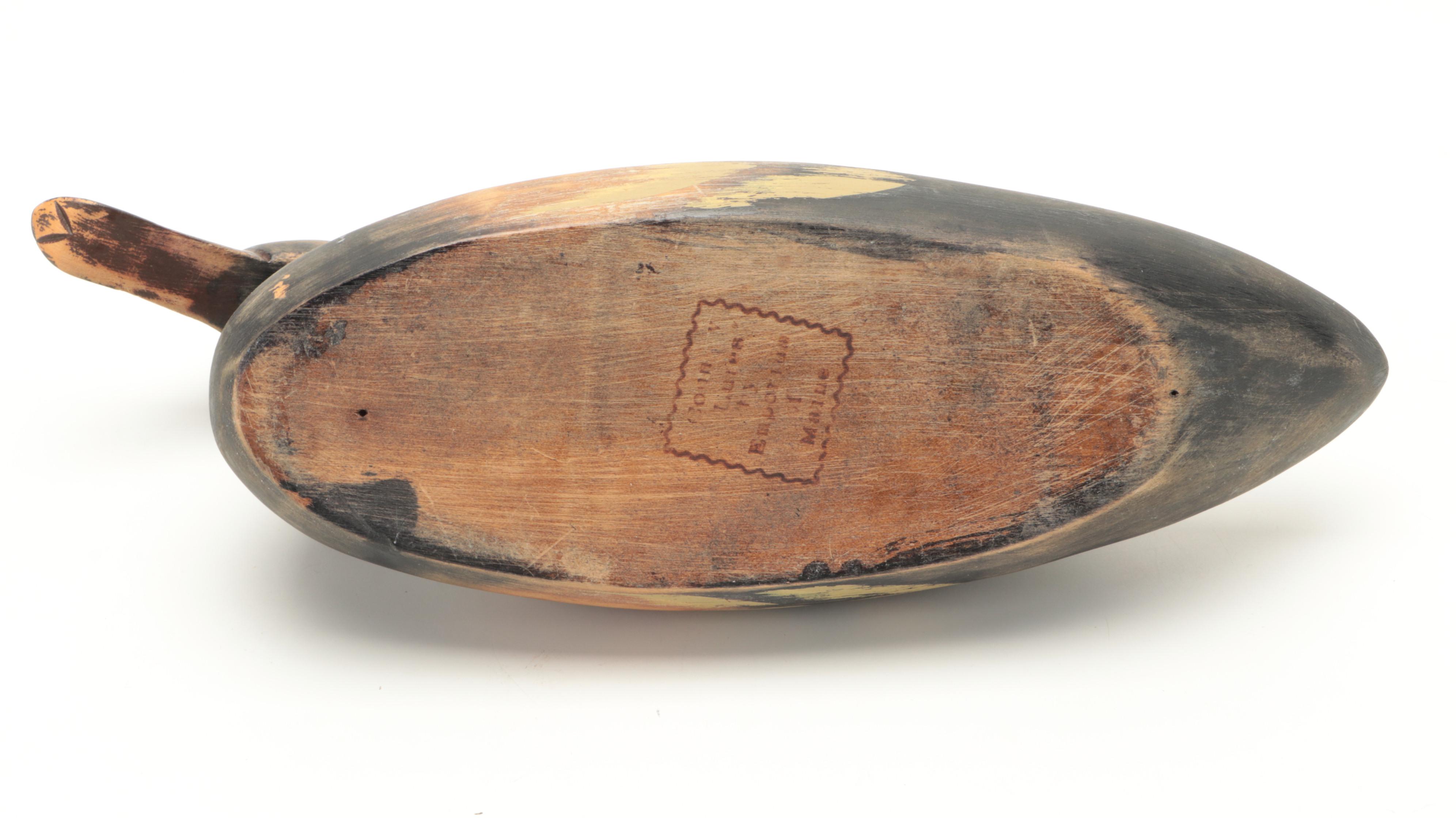 Hand-Carved and Painted Duck Decoys