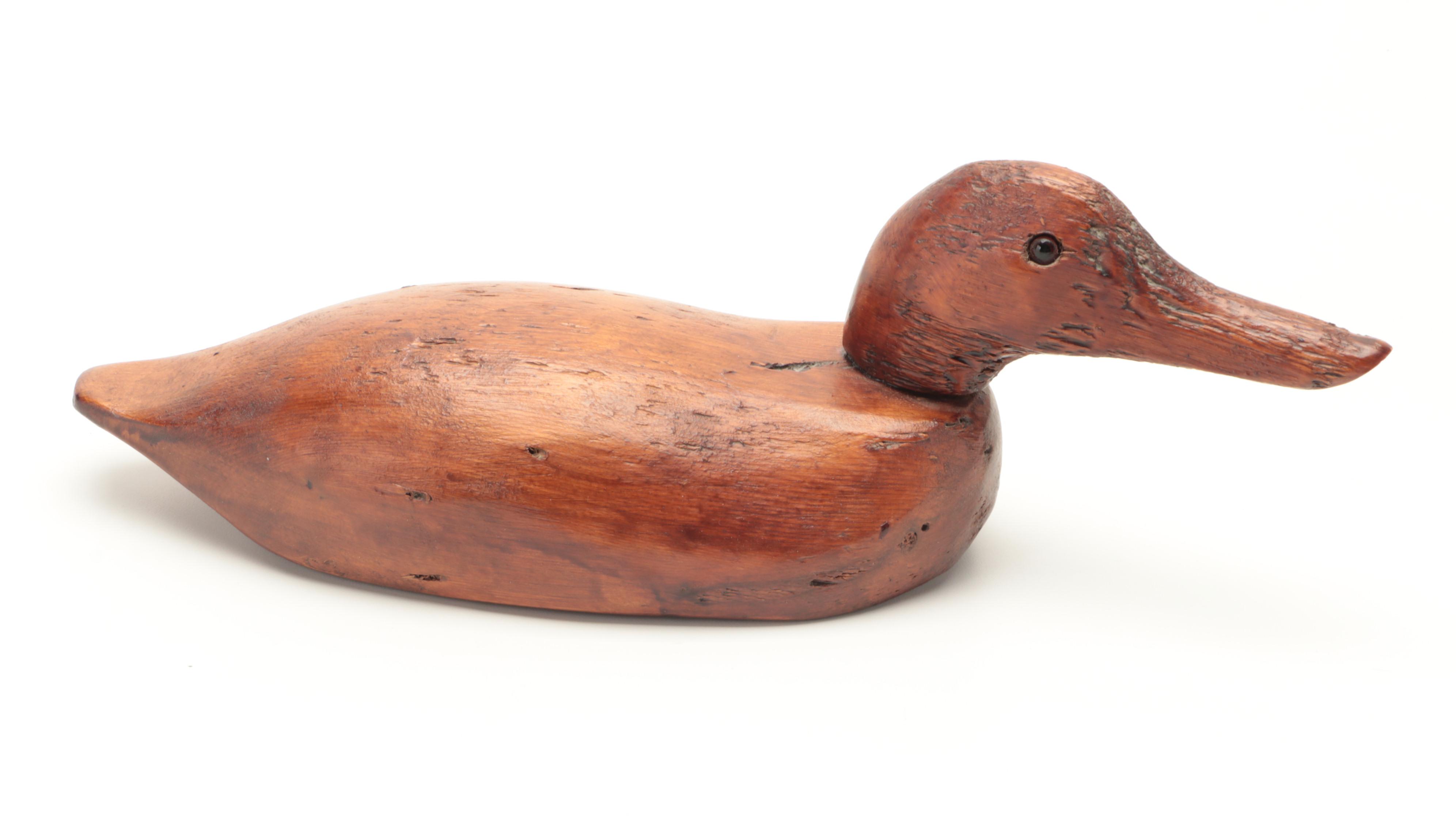 Hand-Carved and Painted Duck Decoys