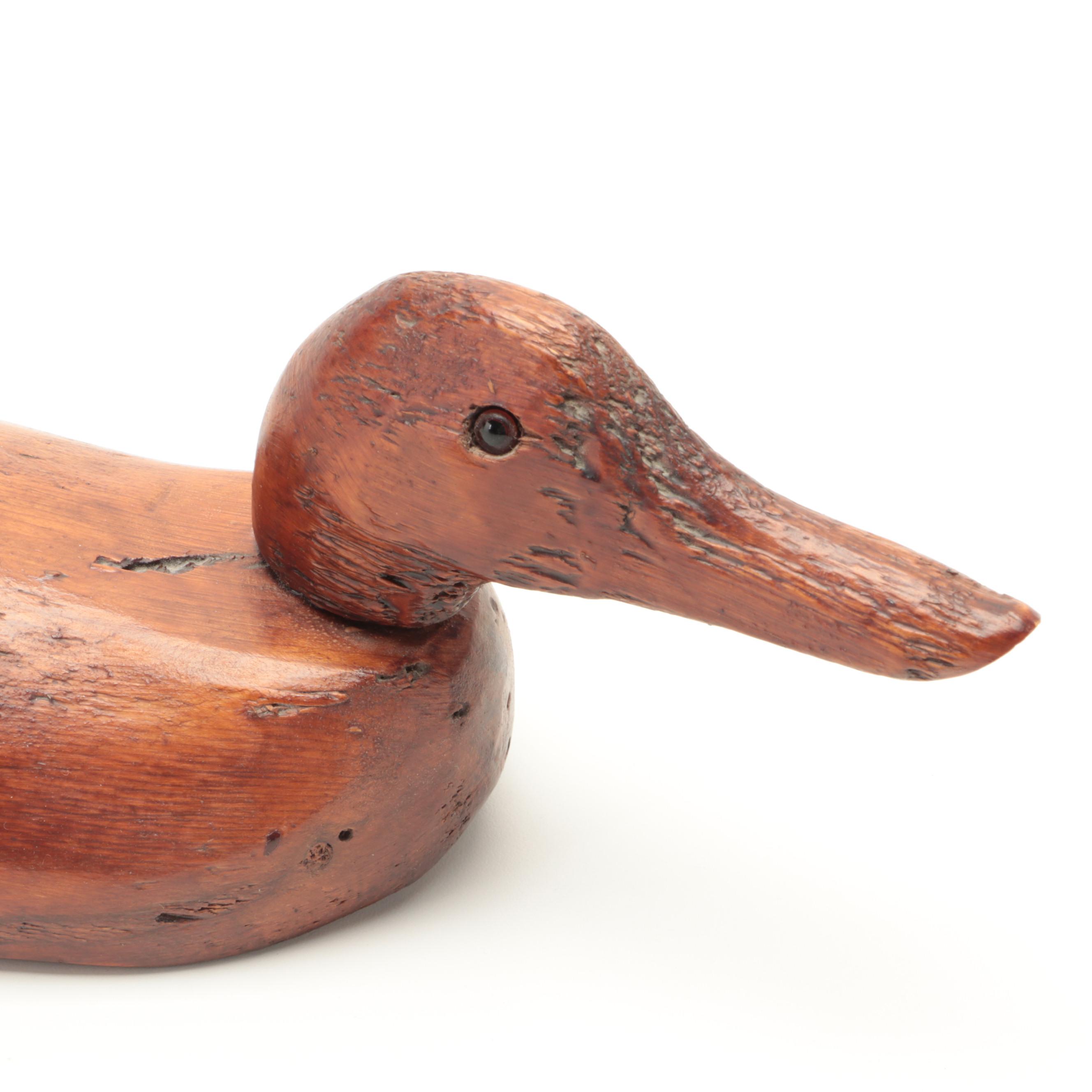 Hand-Carved and Painted Duck Decoys