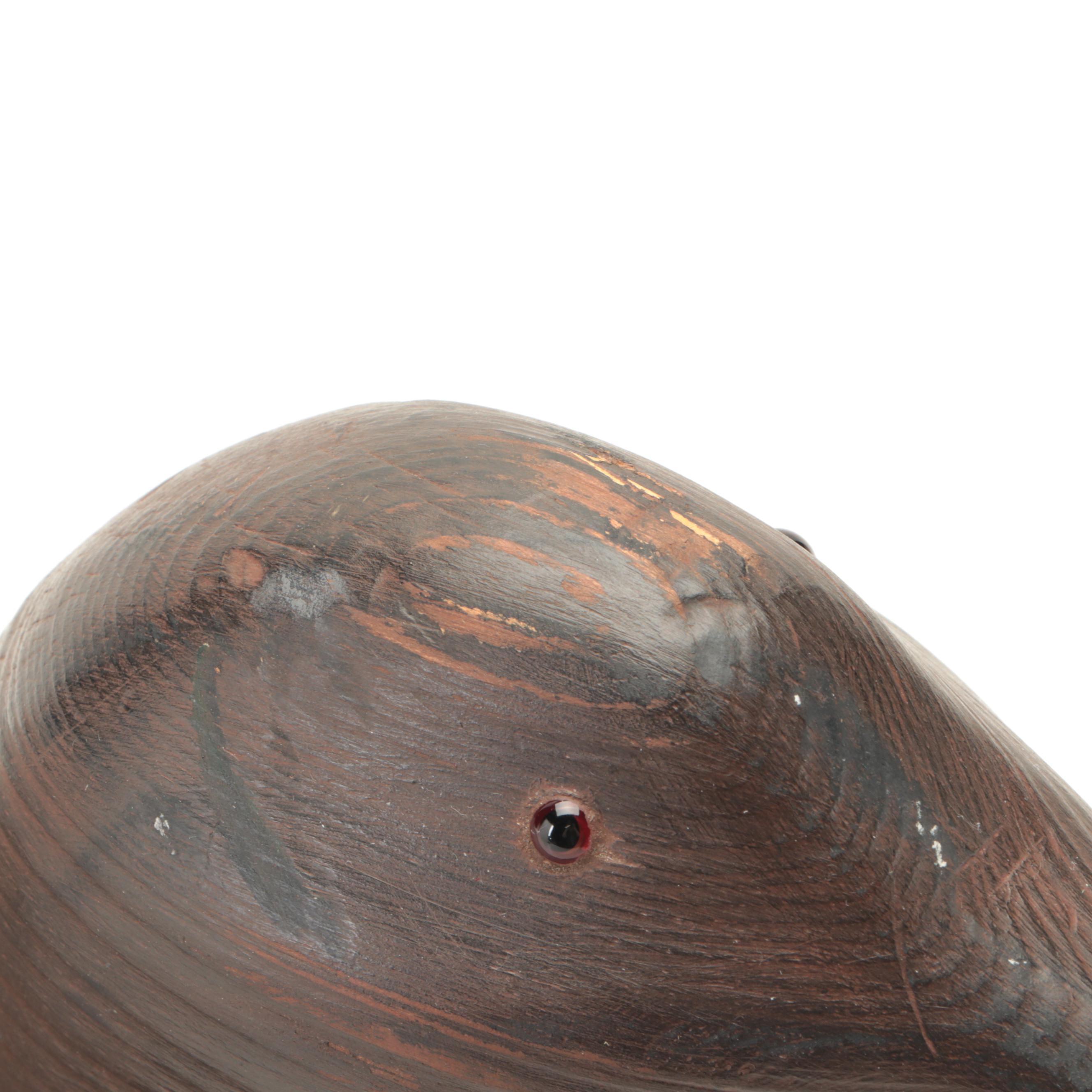 Hand-Carved Painted Wood Canvas Back and Other Duck Decoys