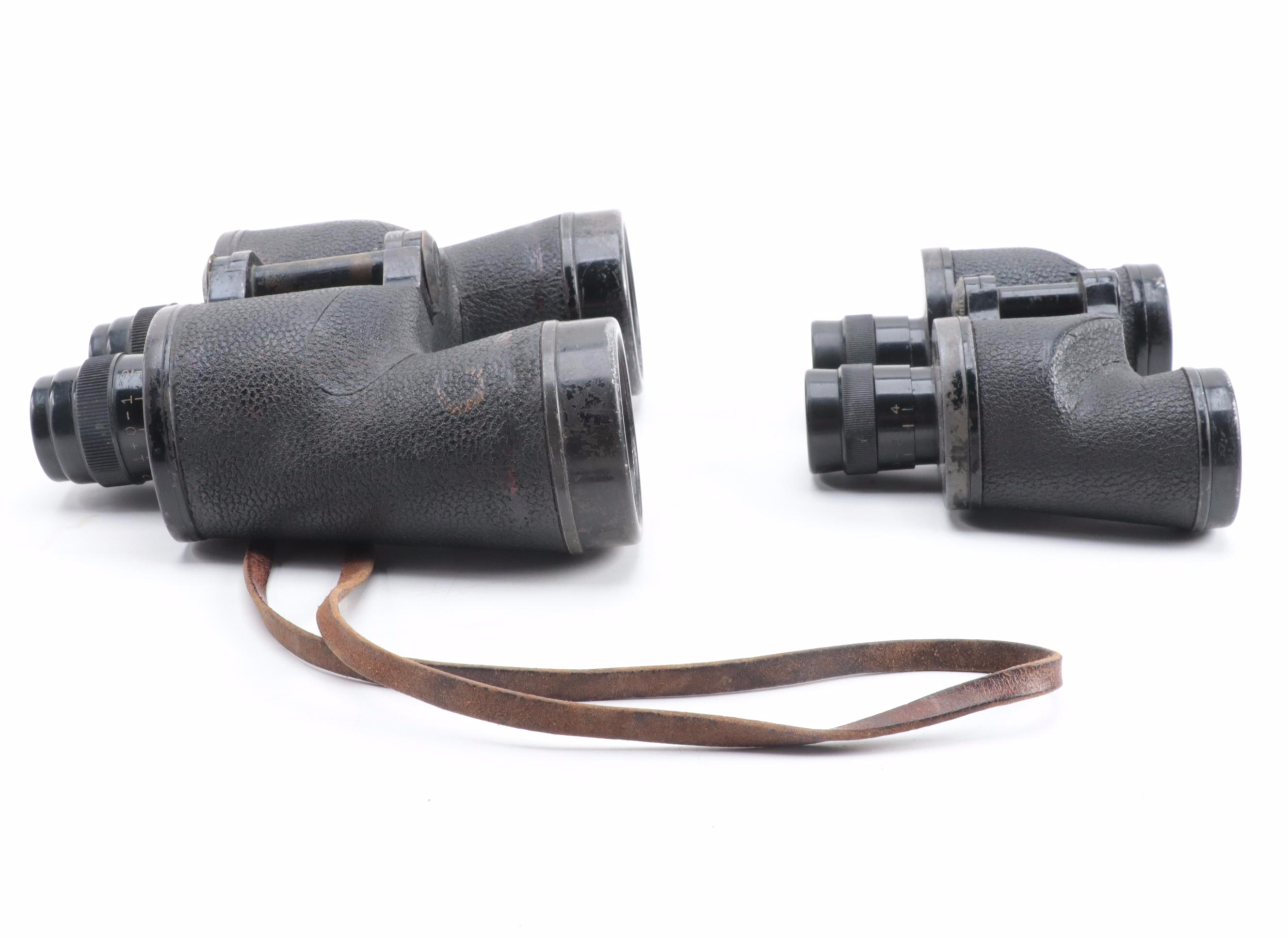 WWII Era Spencer and Universal for U. S. Navy Binoculars, Mid-20th Century