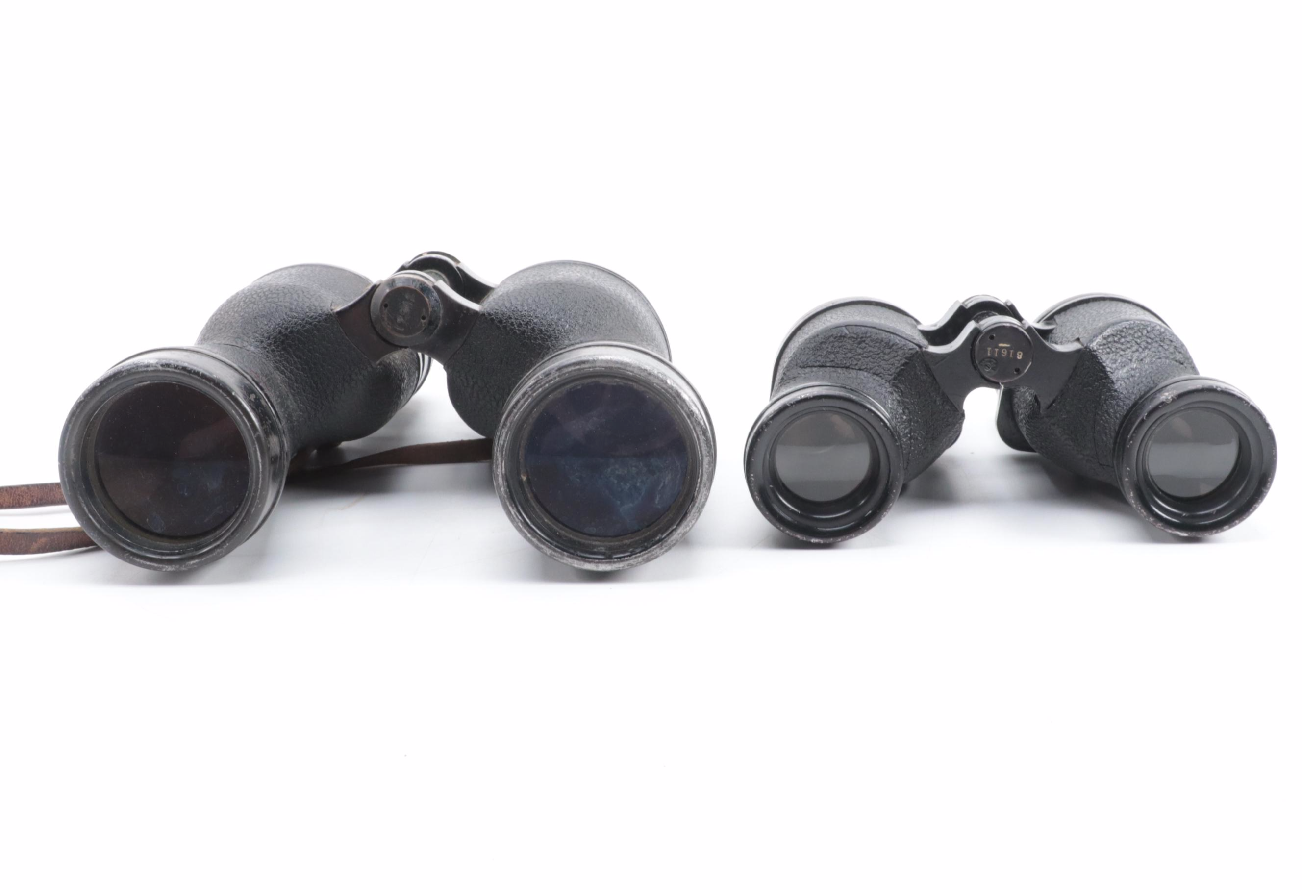 WWII Era Spencer and Universal for U. S. Navy Binoculars, Mid-20th Century