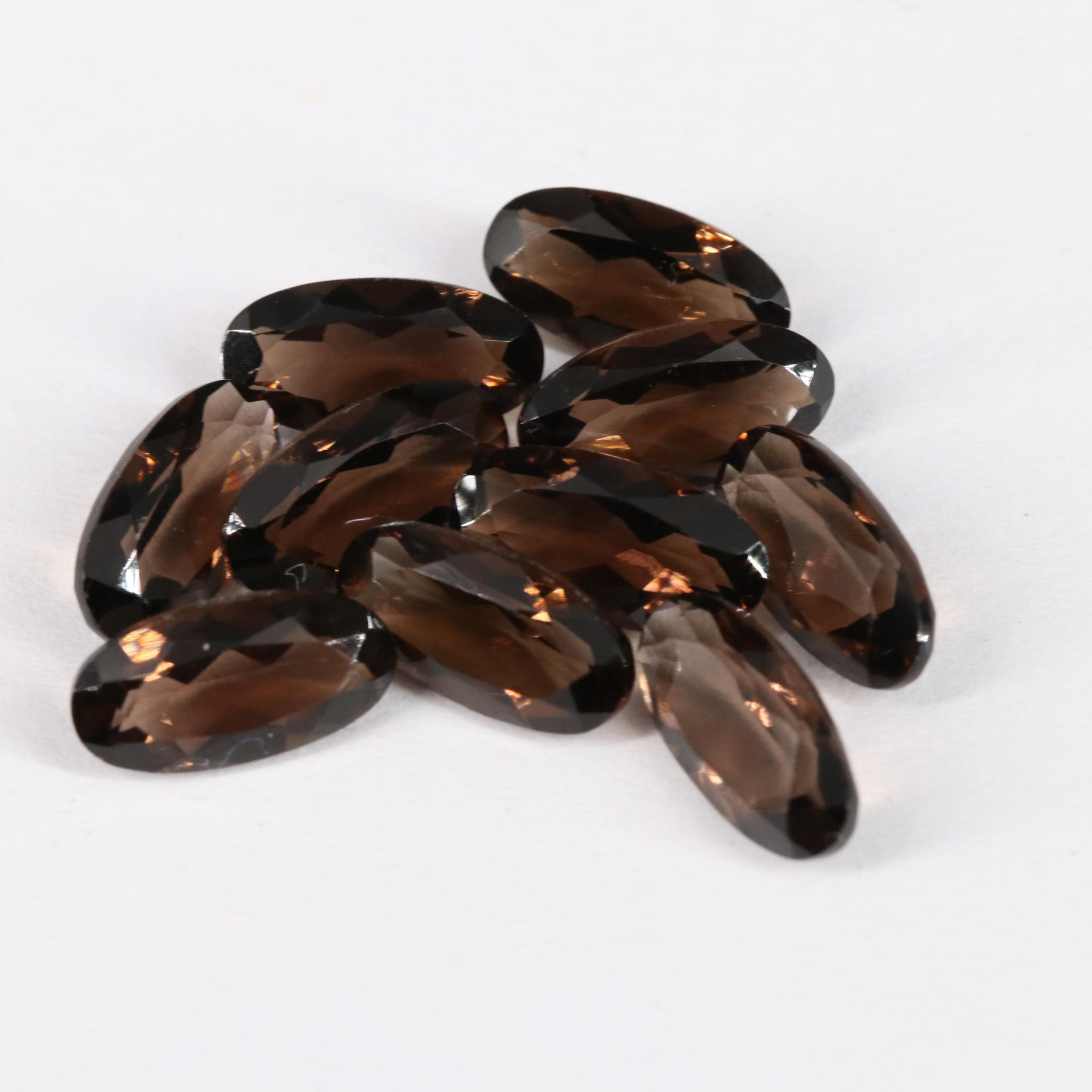 Loose 11.05 CTW Smoky Quartz Lot