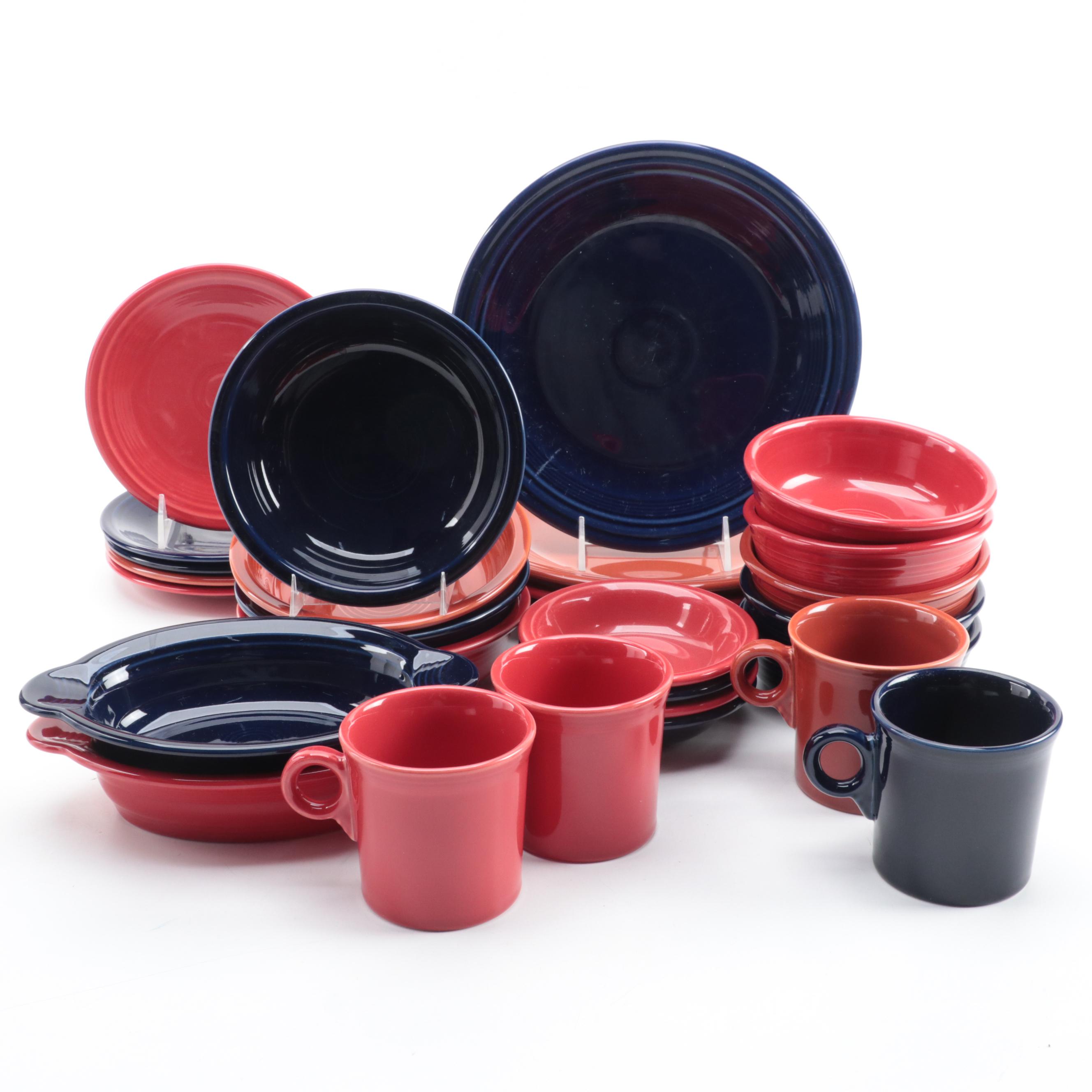 Homer Laughlin "Fiesta" Tableware, Mid to Late 20th Century