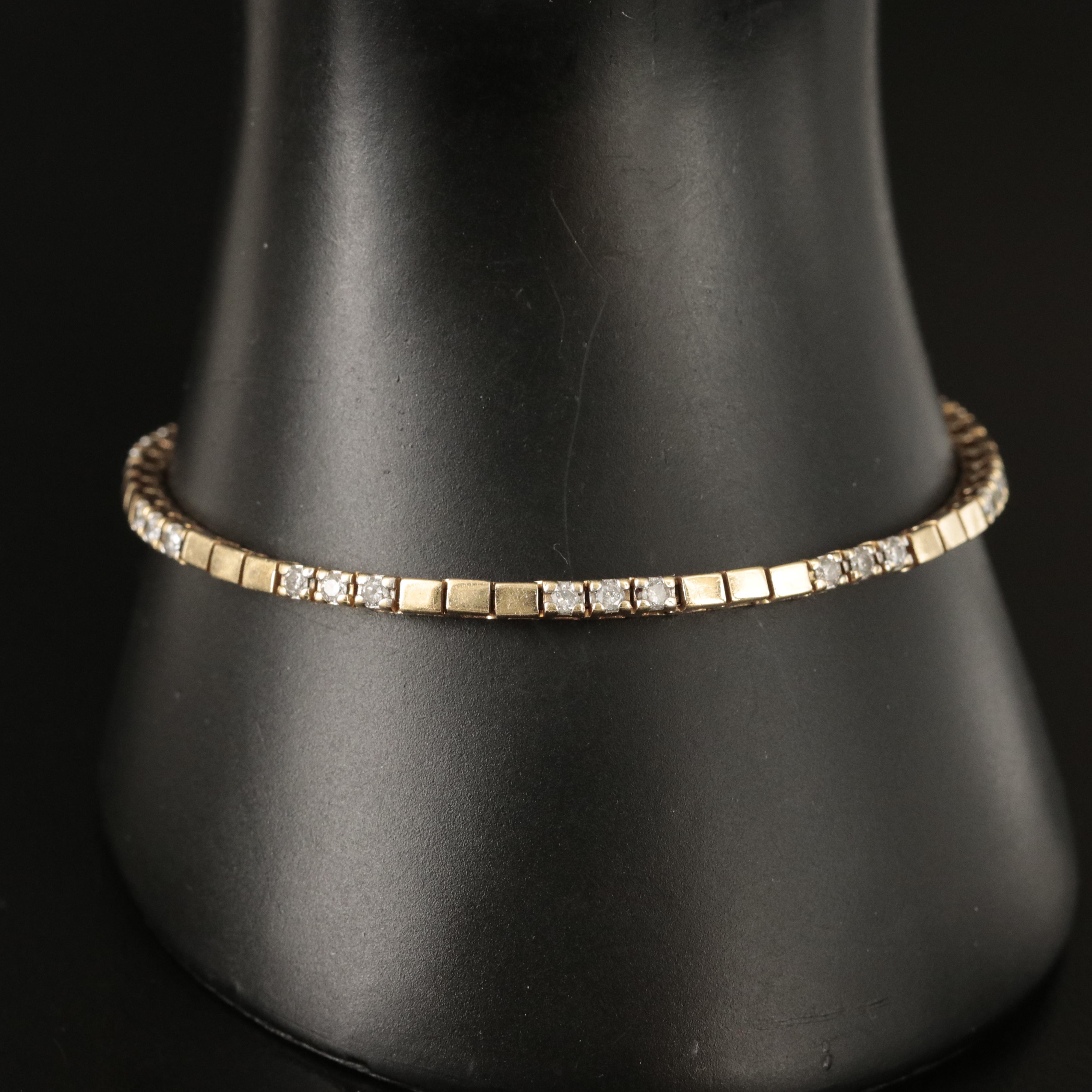 14K 0.90 CTW Diamond Bracelet