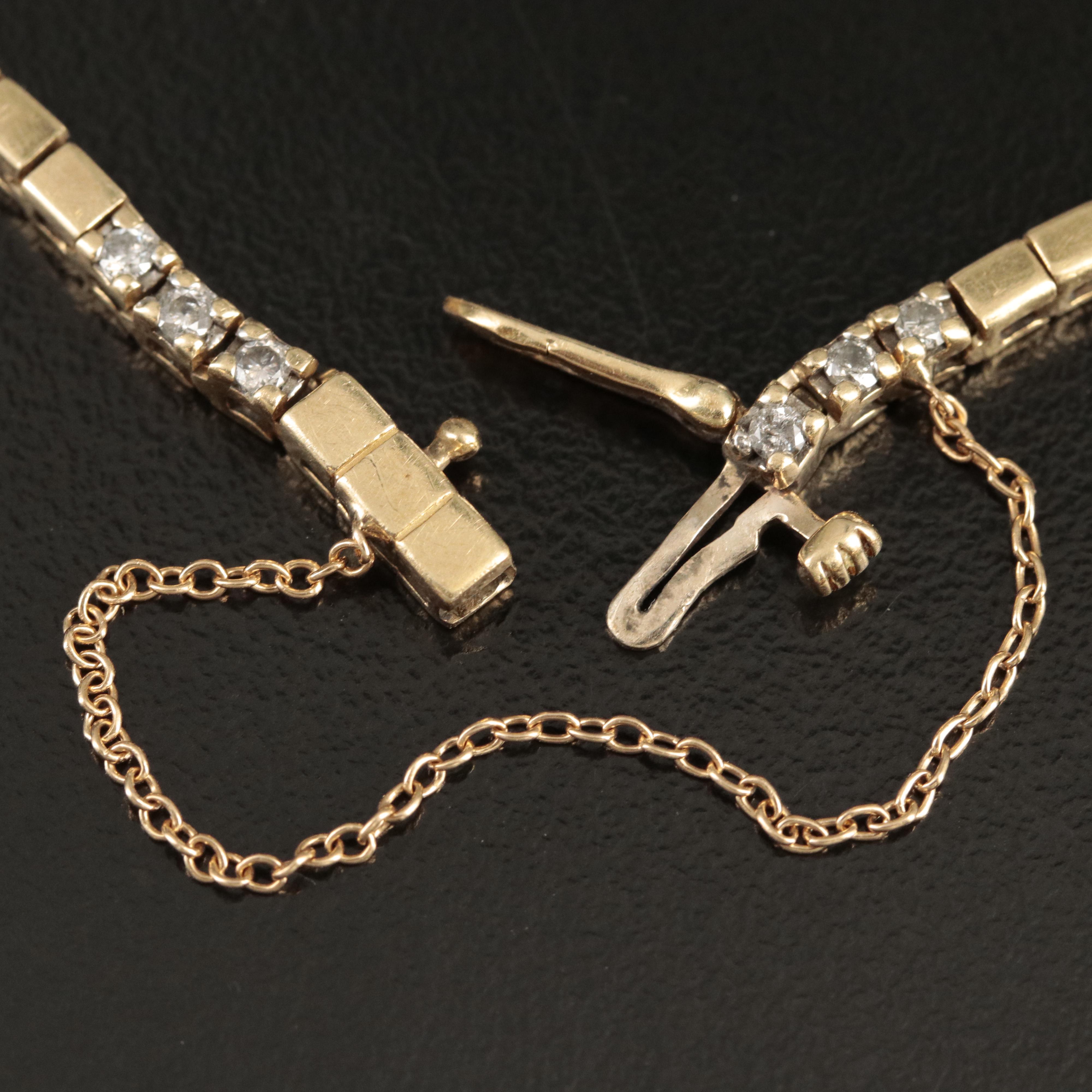 14K 0.90 CTW Diamond Bracelet