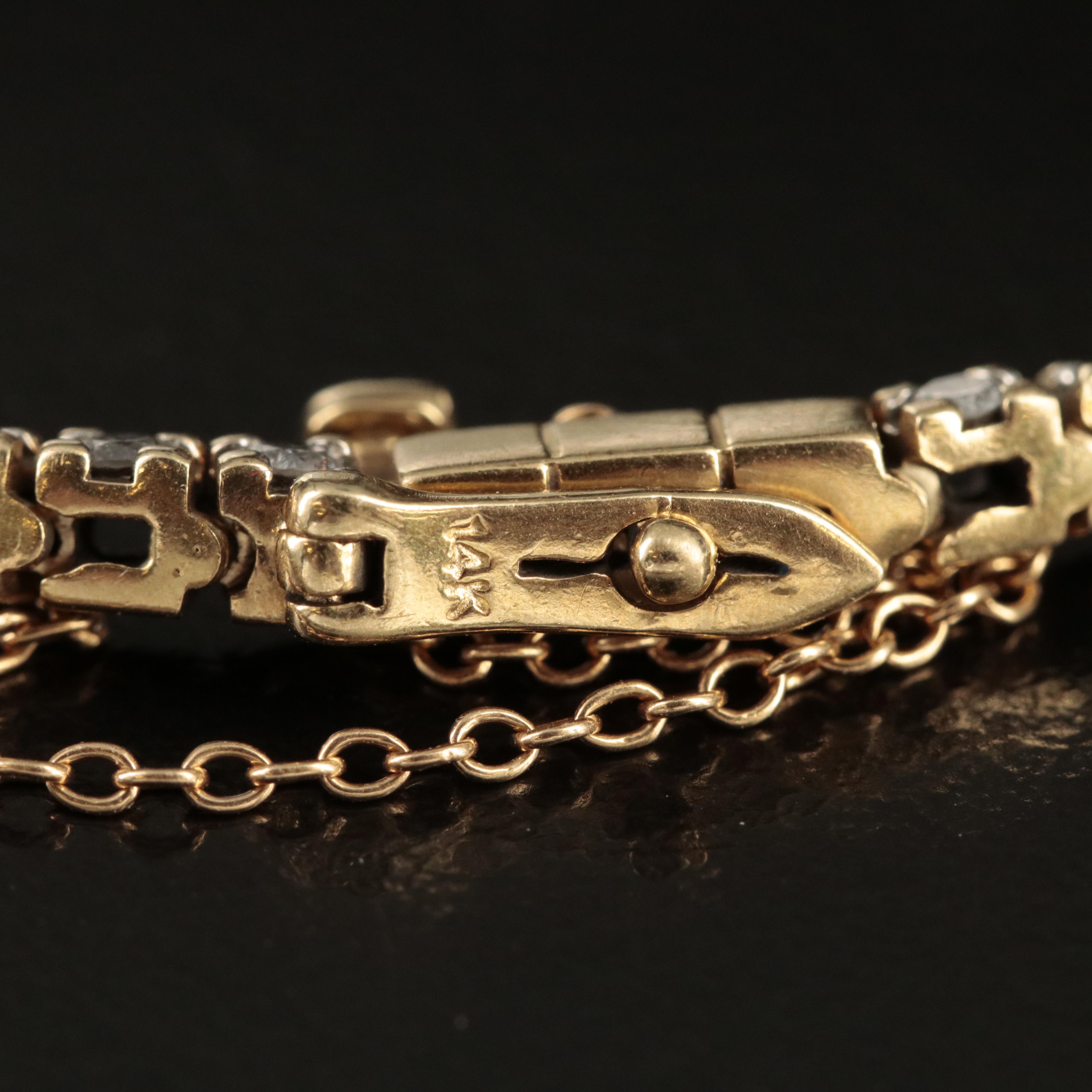 14K 0.90 CTW Diamond Bracelet