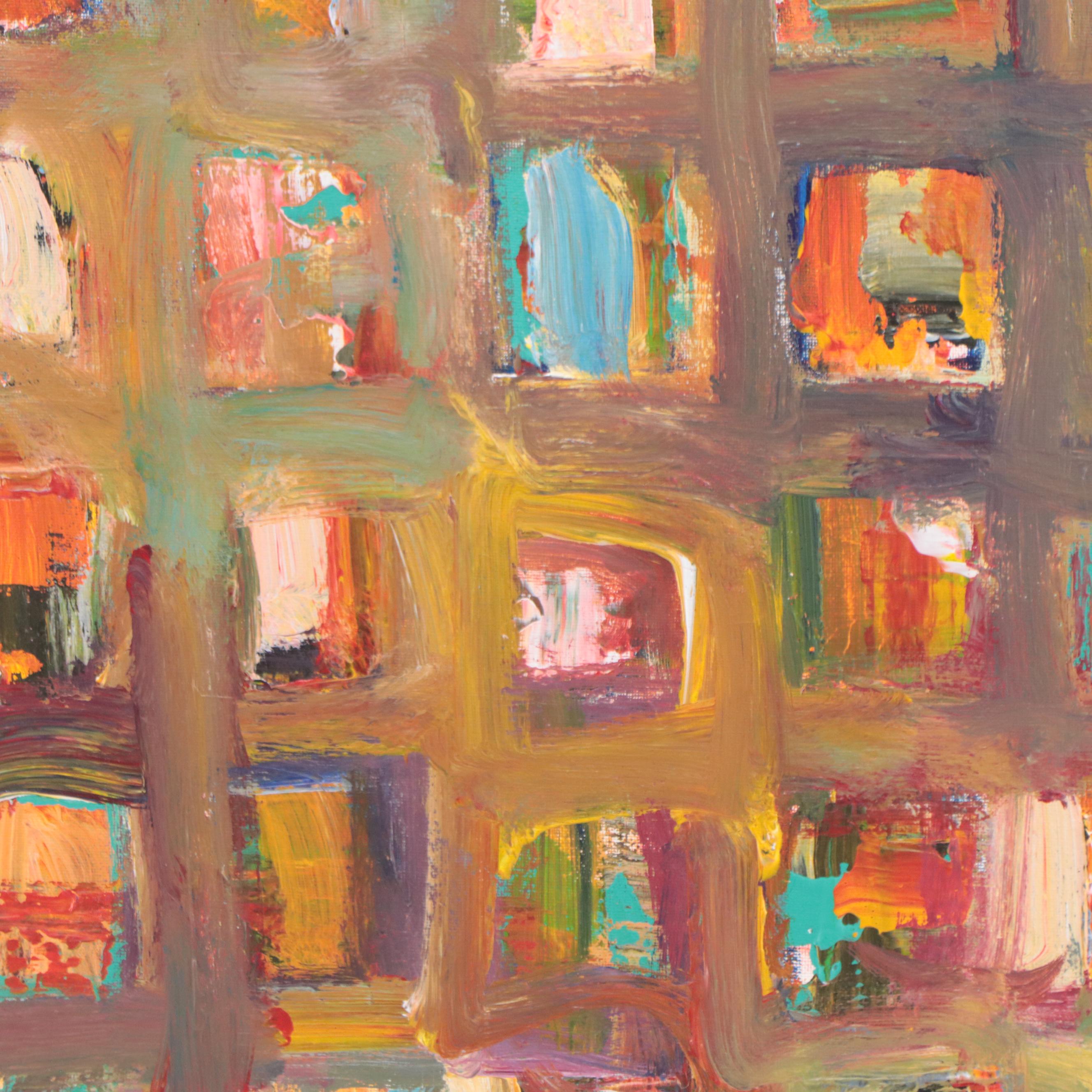 Leif Janek Abstract Acrylic Painting, 21st Century