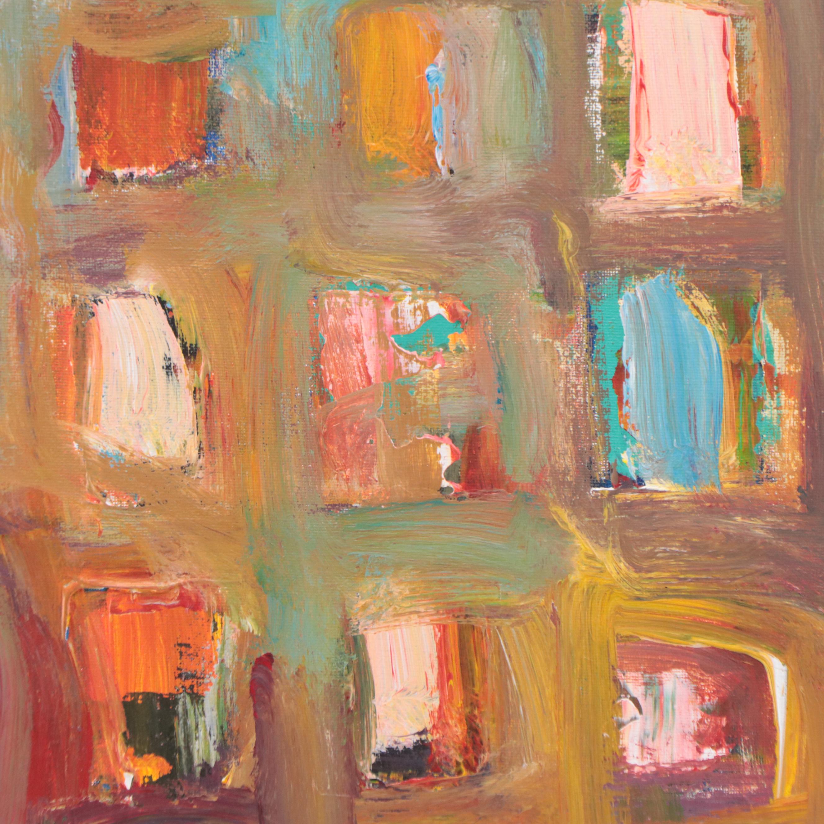 Leif Janek Abstract Acrylic Painting, 21st Century