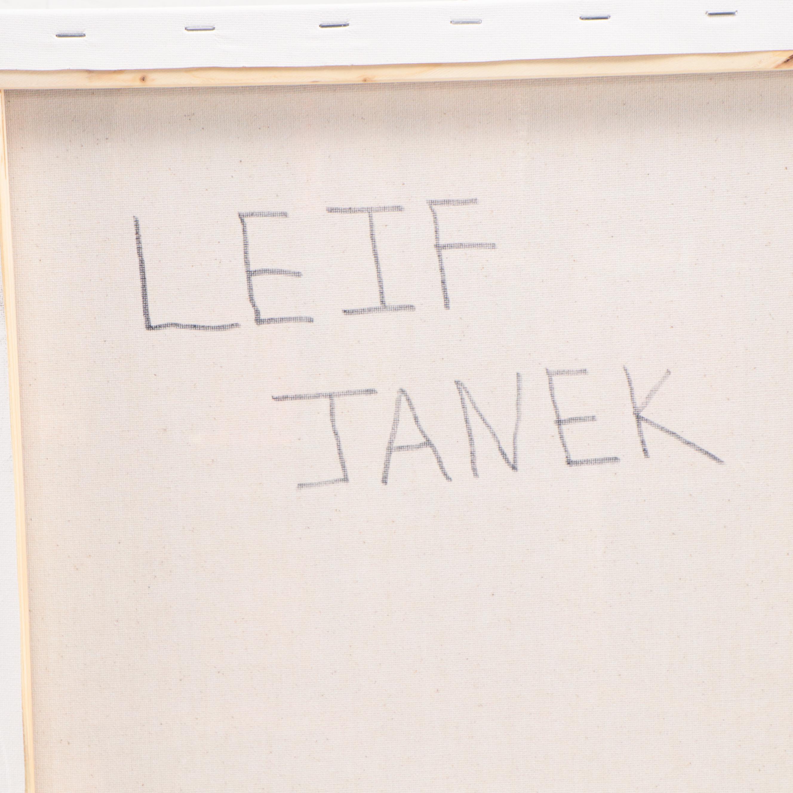 Leif Janek Abstract Acrylic Painting, 21st Century